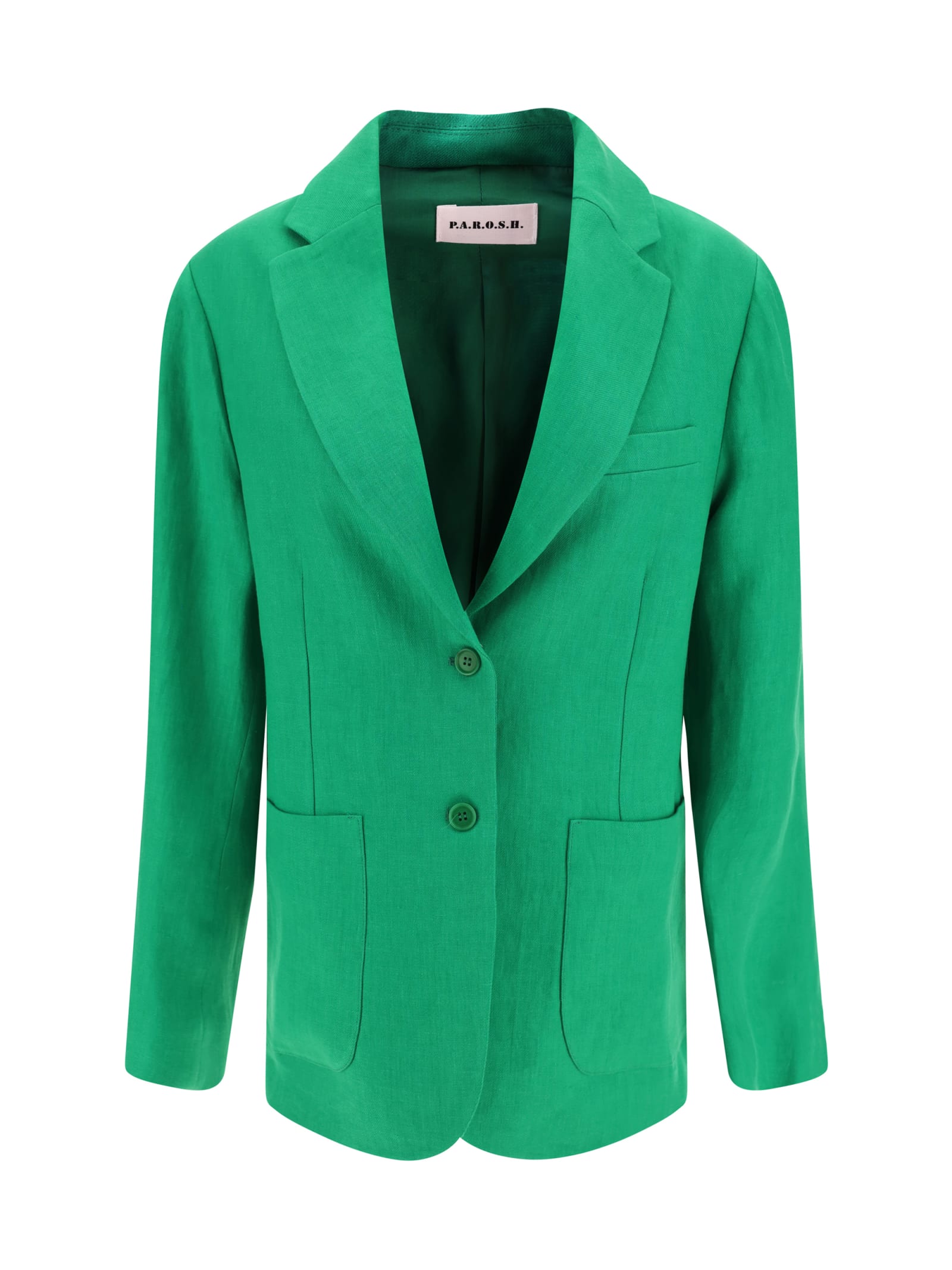 Shop P.a.r.o.s.h Blazer Jacket In Verde