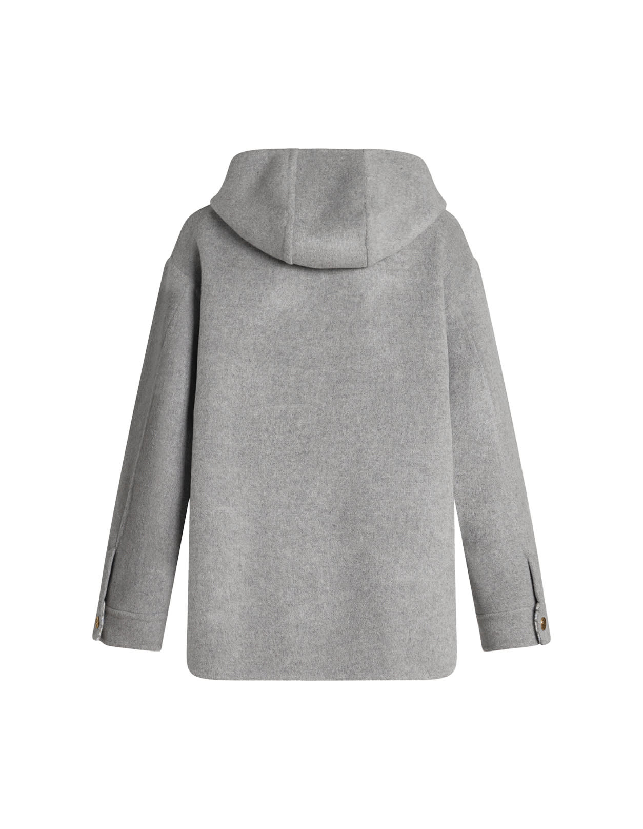 Shop Etro Grey Wool And Cashmere Double Woven Jacket