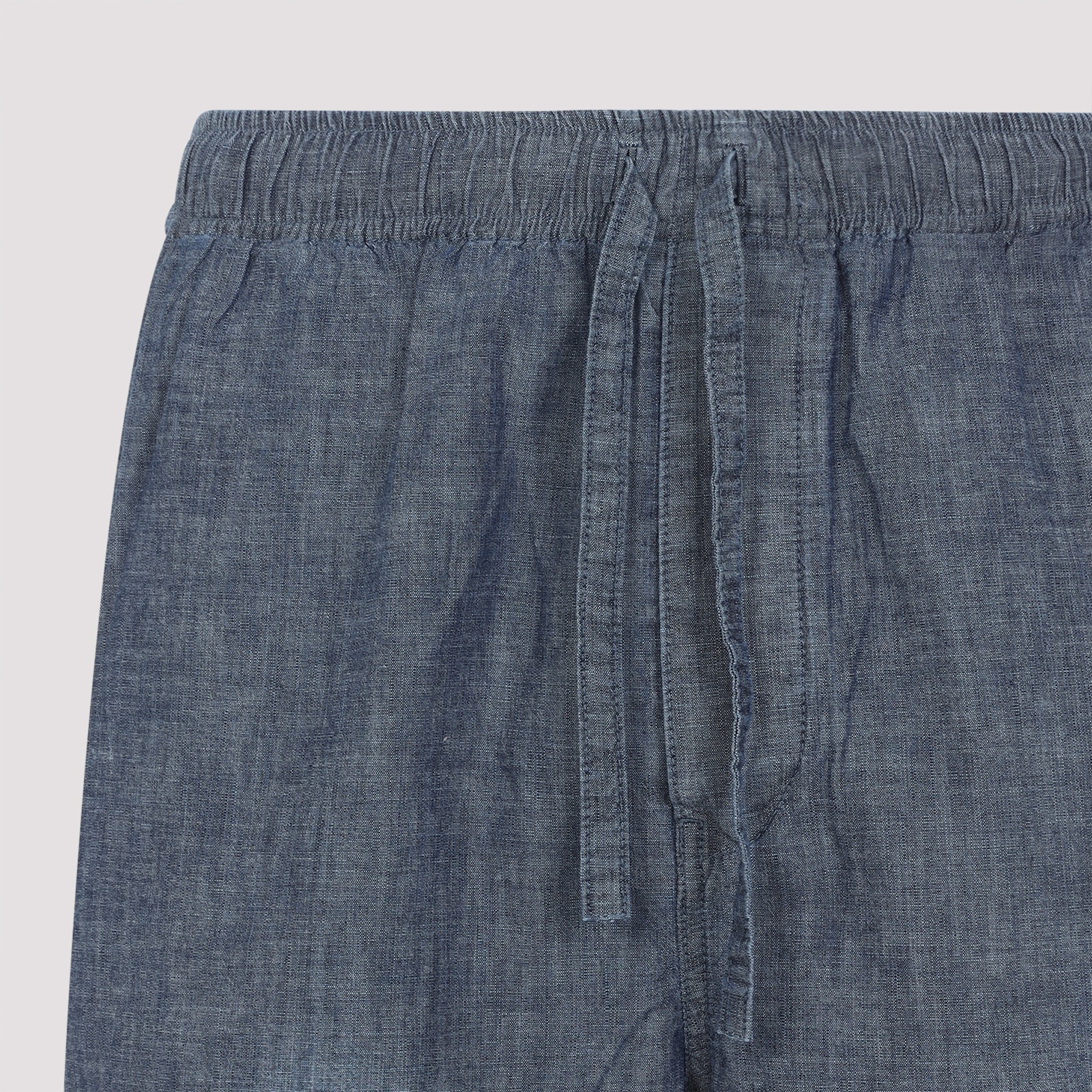 Loewe Bermuda Shorts With Back Pockets And Elastic Waistband In Blue