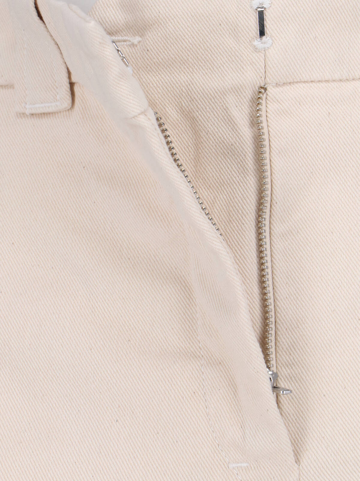 Incotex Wide-leg Cotton Trousers With Tailored Finish In White