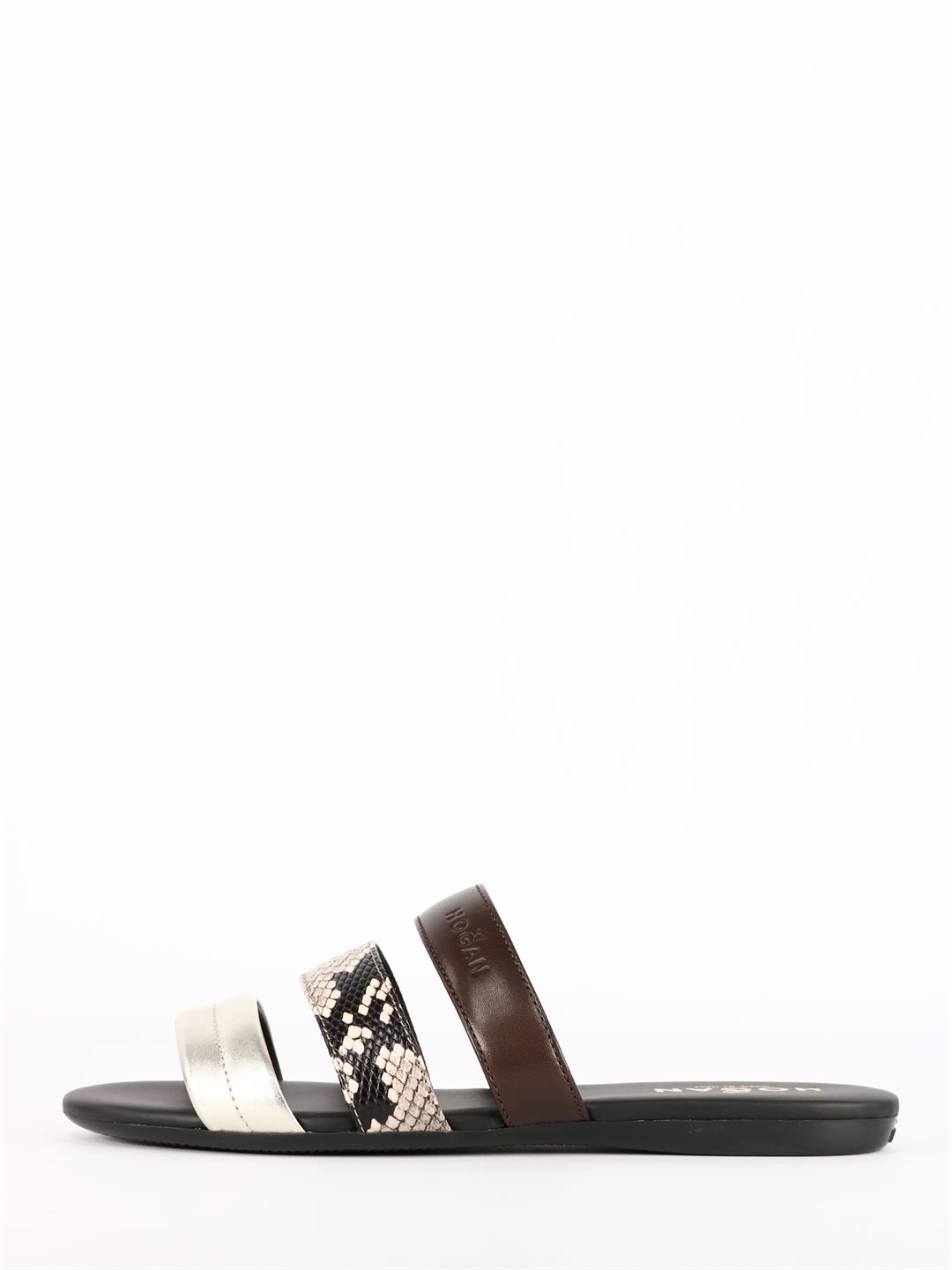 HOGAN VALENCIA LEATHER SANDAL,HXW1330DN70PKD0RB4