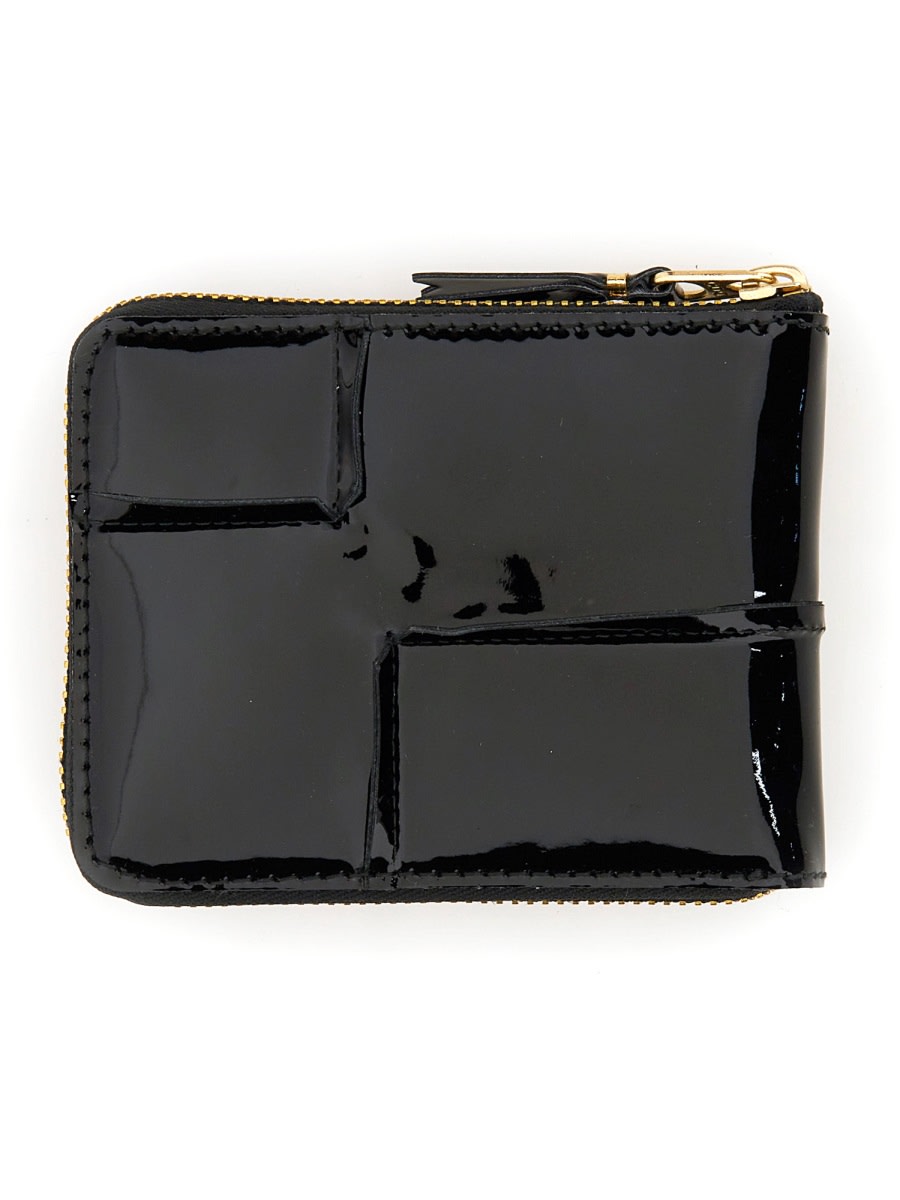 Shop Comme Des Garçons Reversed Herm Wallet In Black