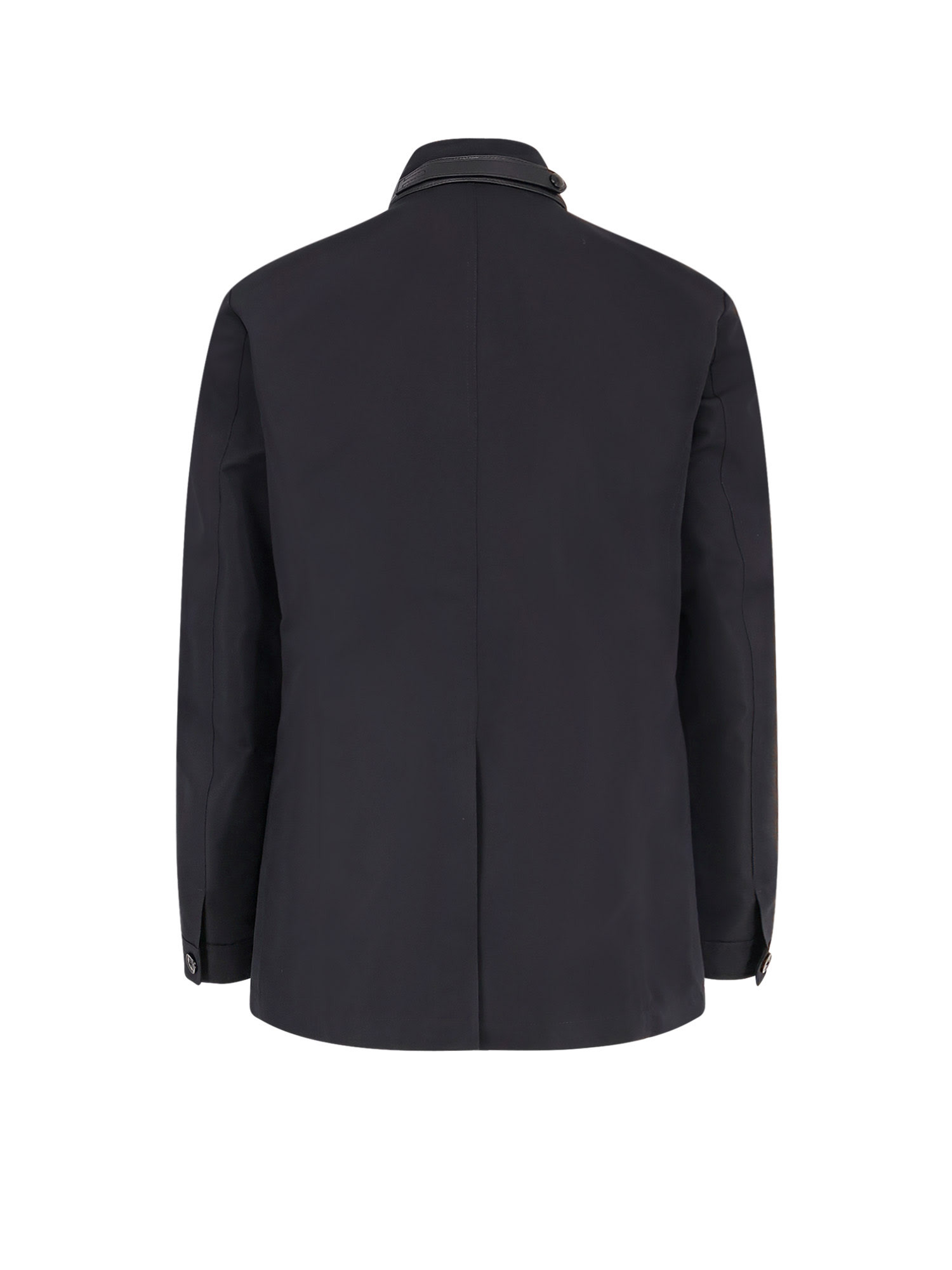 Tom Ford Long-sleeved Button-up Jacket In Black