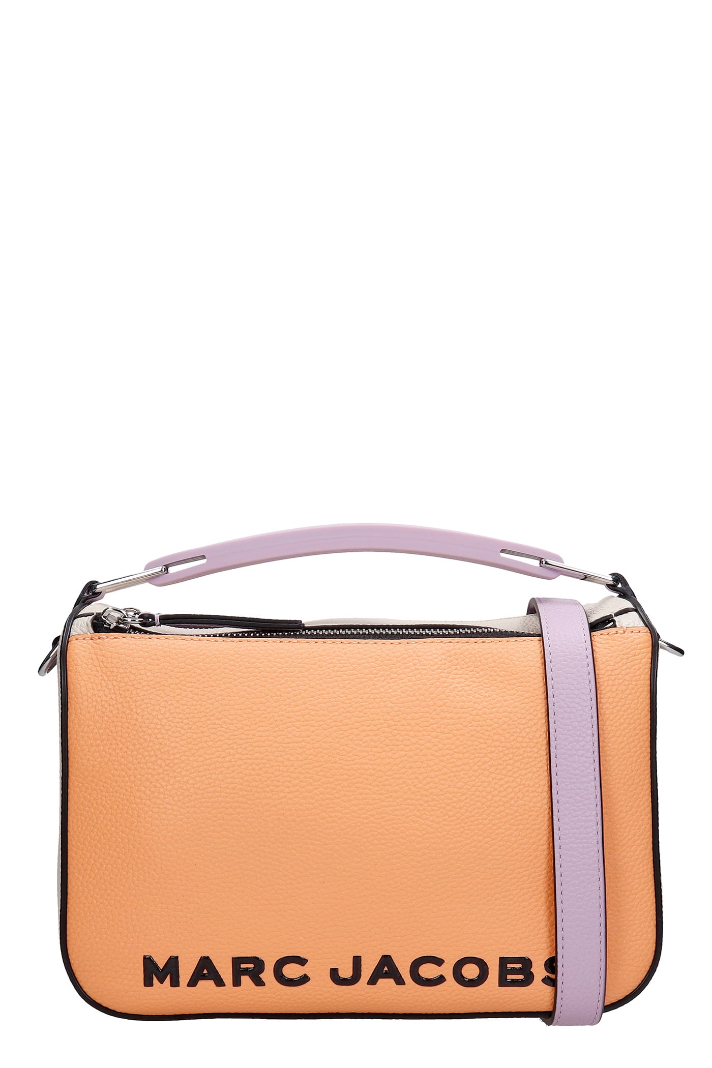 Marc Jacobs Hand Bag In Orange Leather
