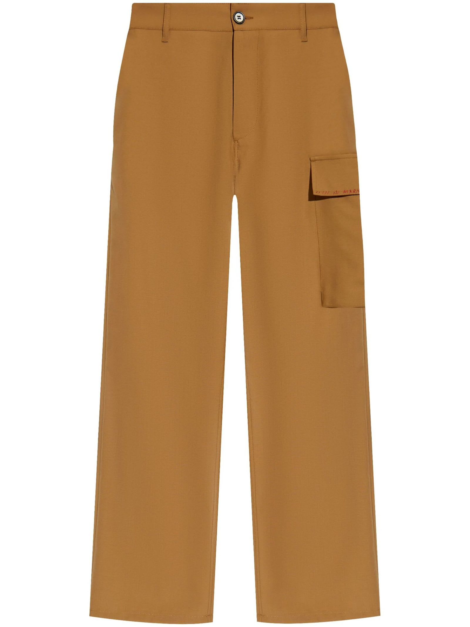 Shop Marni Trousers Brown