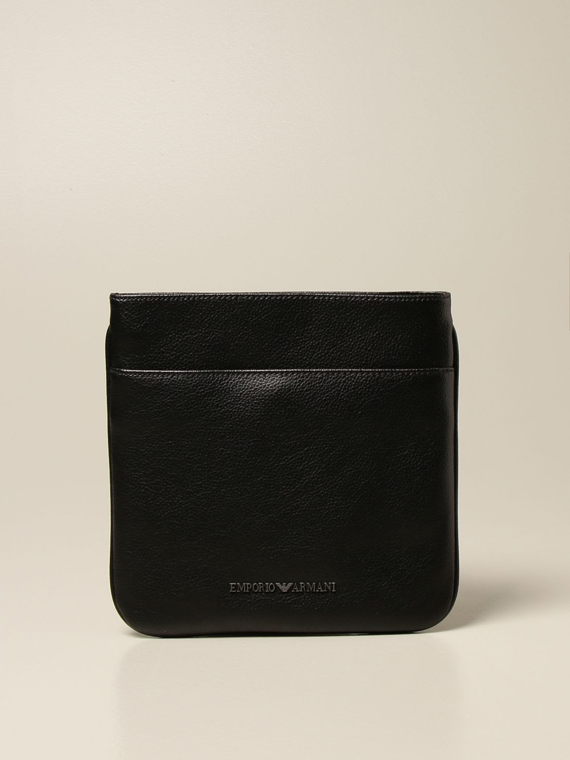 Emporio Armani Shoulder Bag Emporio Armani Bag In Grained Leather With Logo