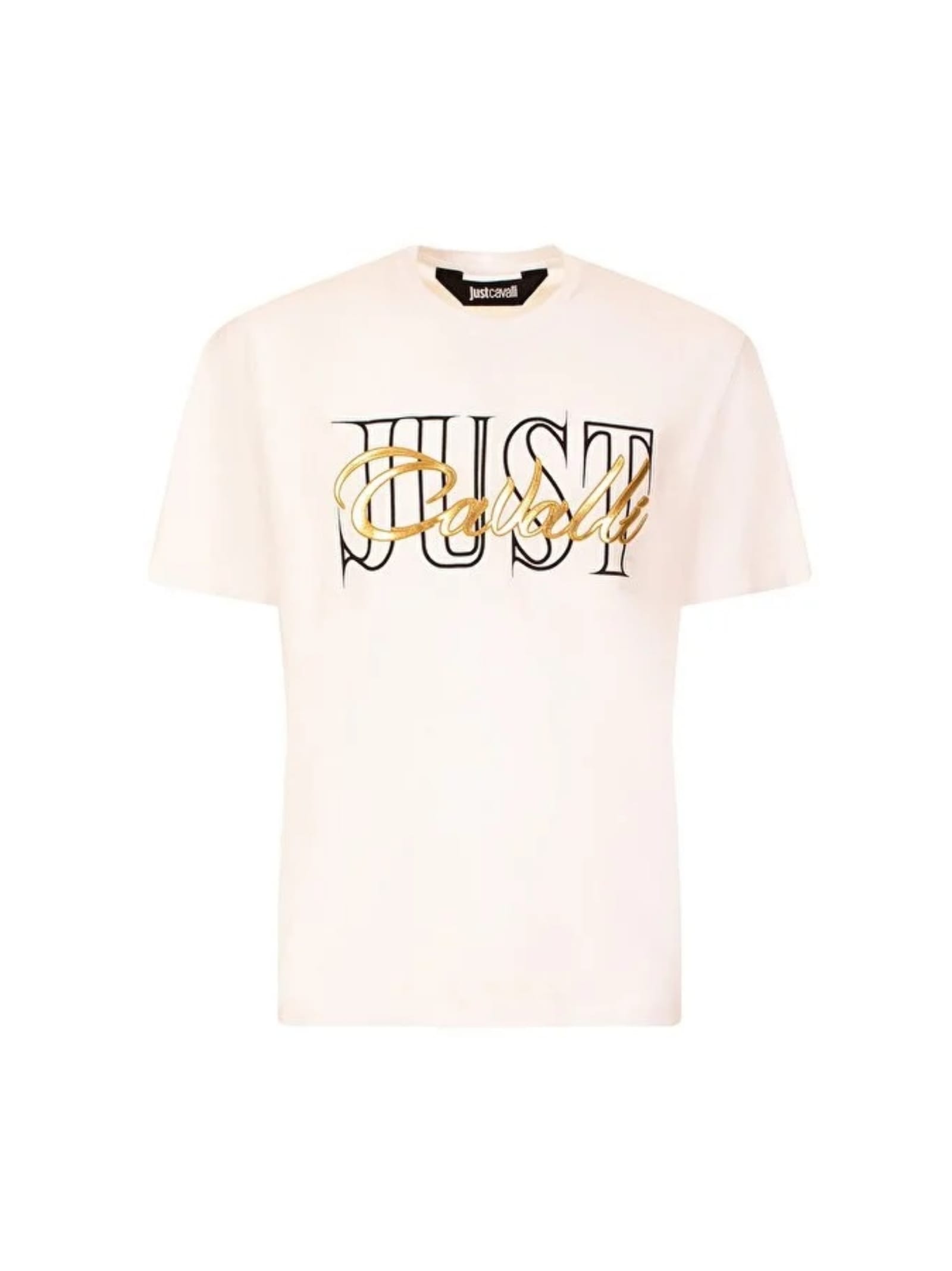 Shop Just Cavalli T-shirts And Polos White
