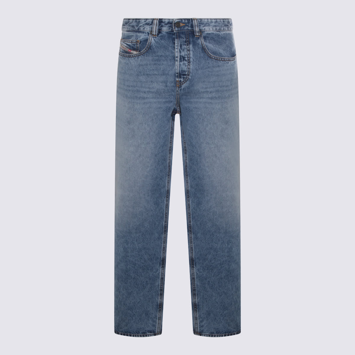 Diesel Blue Cotton Denim Jeans