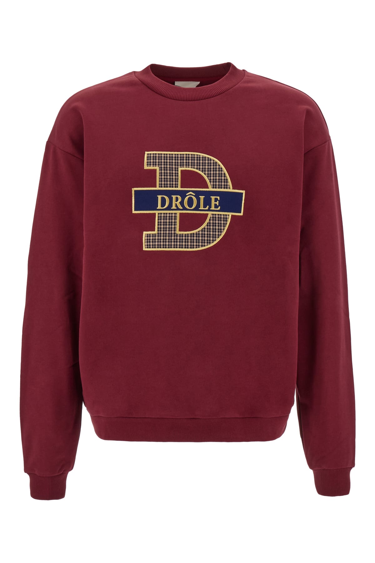Bordeaux Cotton Oversize Sweatshirt