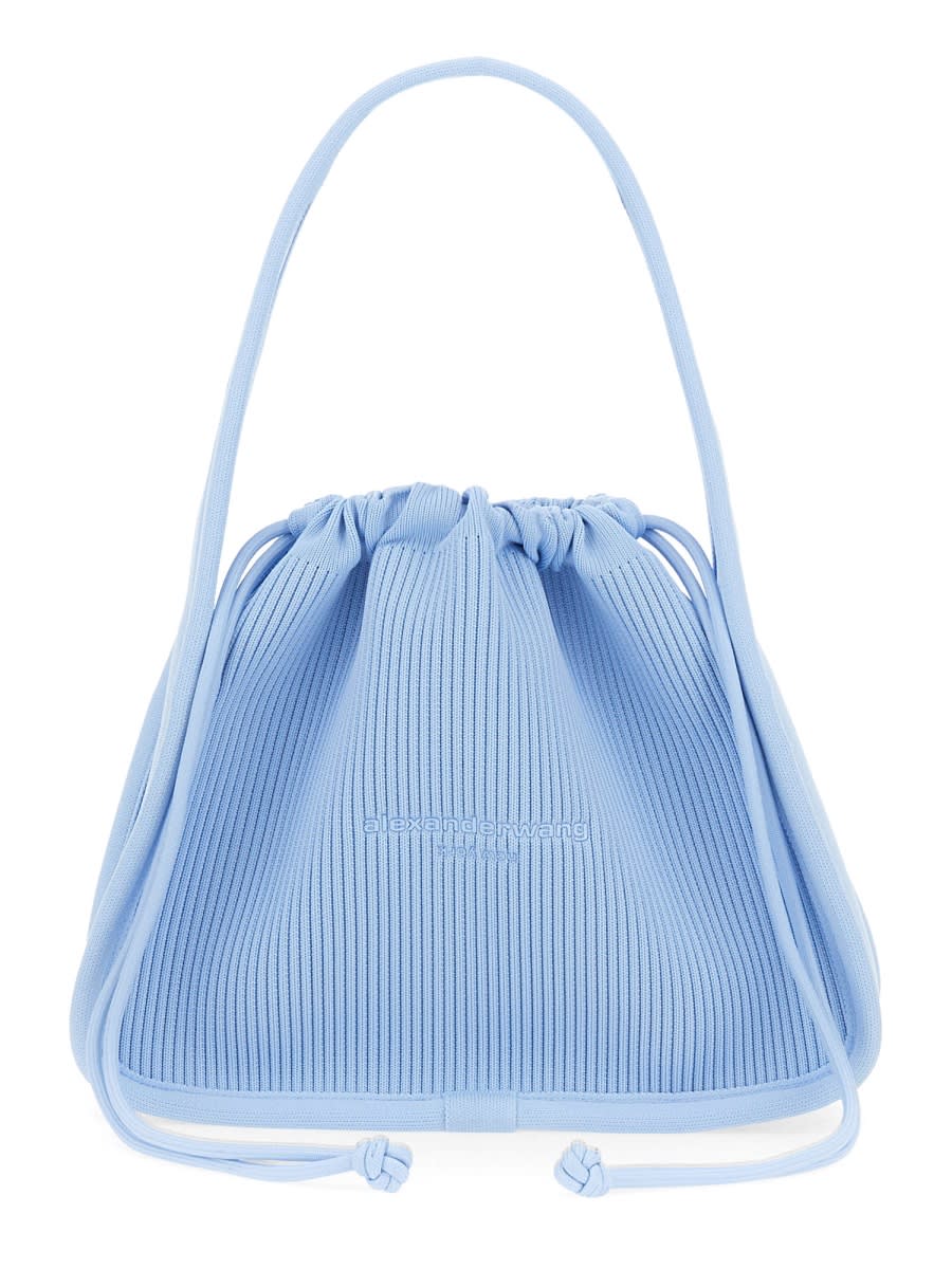 Shop Alexander Wang Rayan Bag Small In Baby Blue