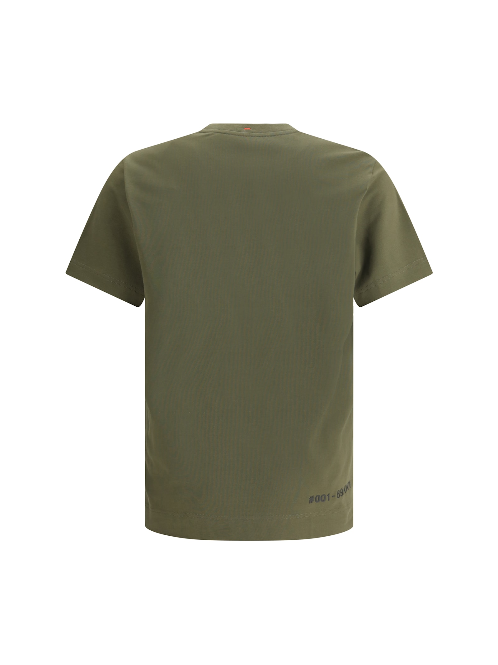 Moncler Grenoble Script T-shirt In Green