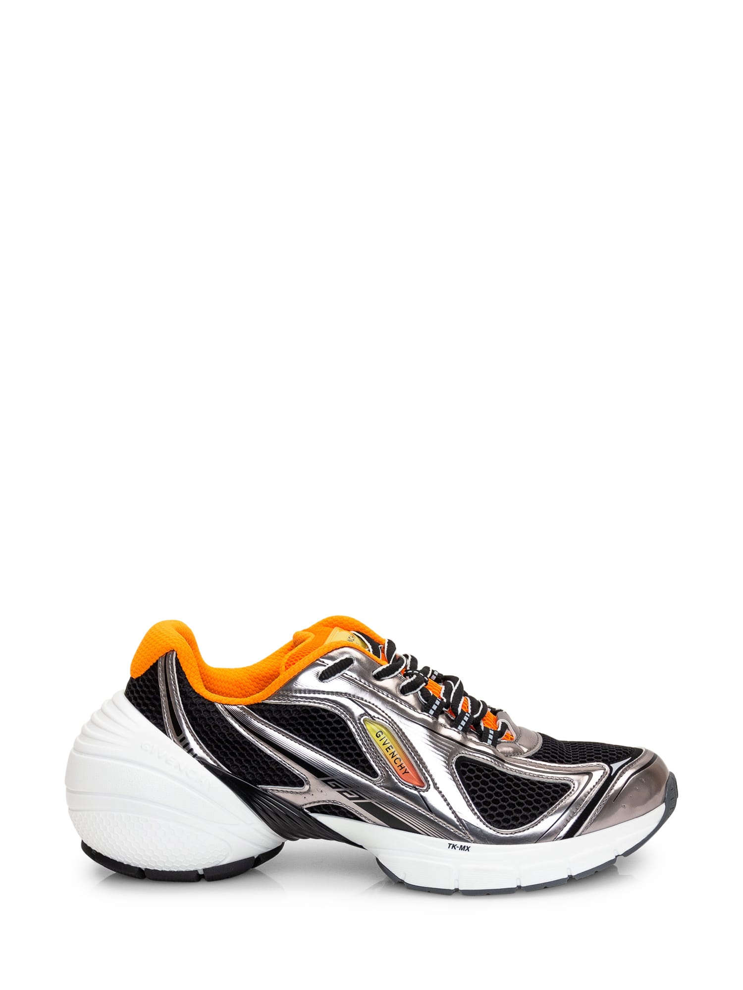 Givenchy Tk-mx Runner Panelled-design Sneakers In White/black/silver