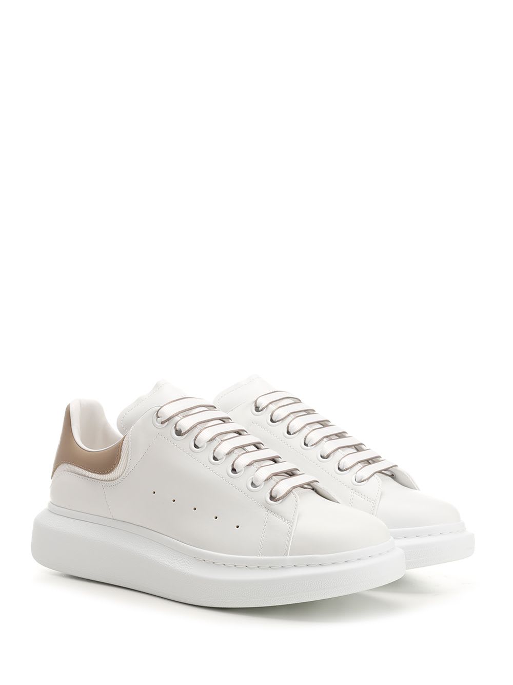 Shop Alexander Mcqueen Oversize Sneakers In White