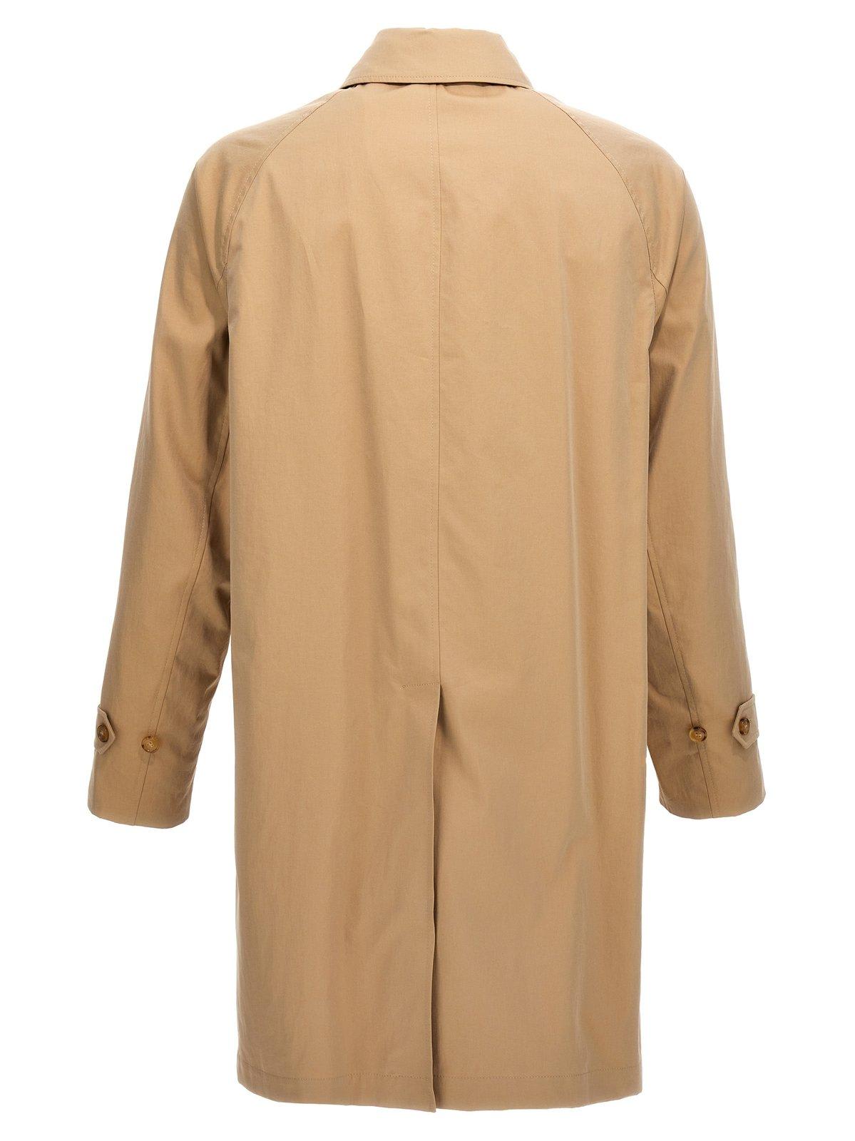 Shop Burberry Camden Trench Coat In Honey