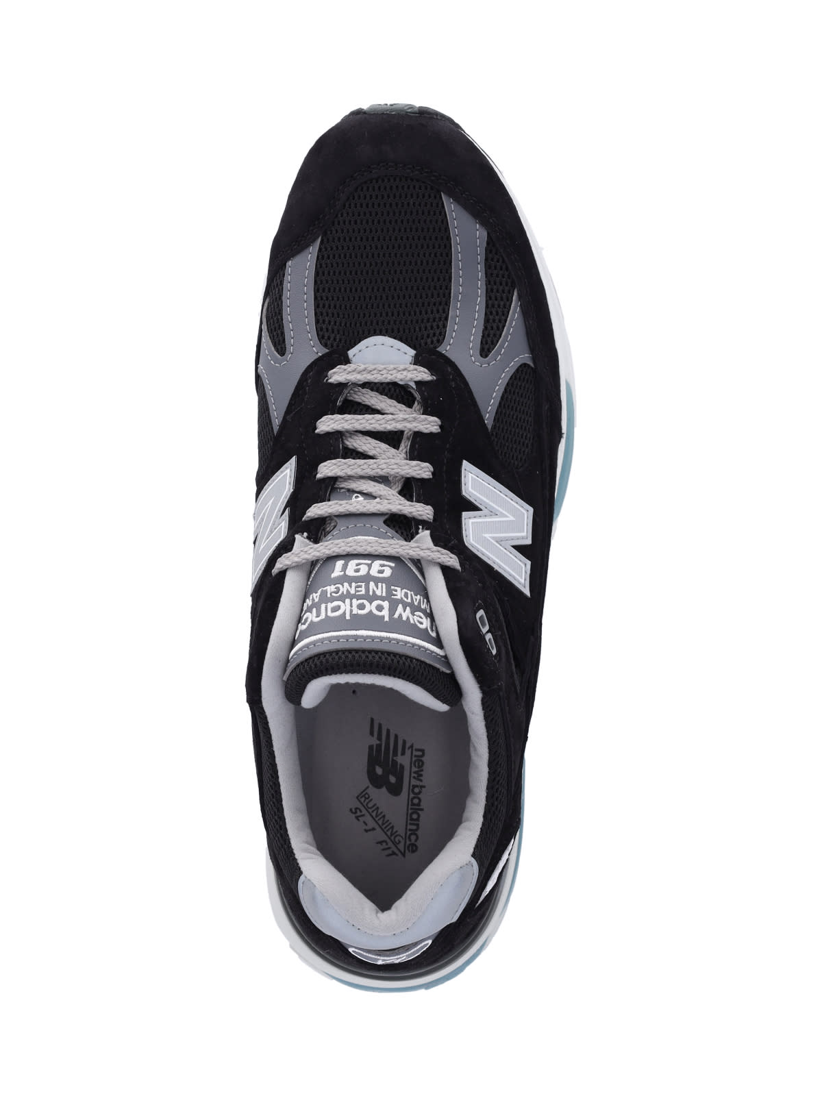 Shop New Balance Made In Uk 991v2 Sneakers In Black