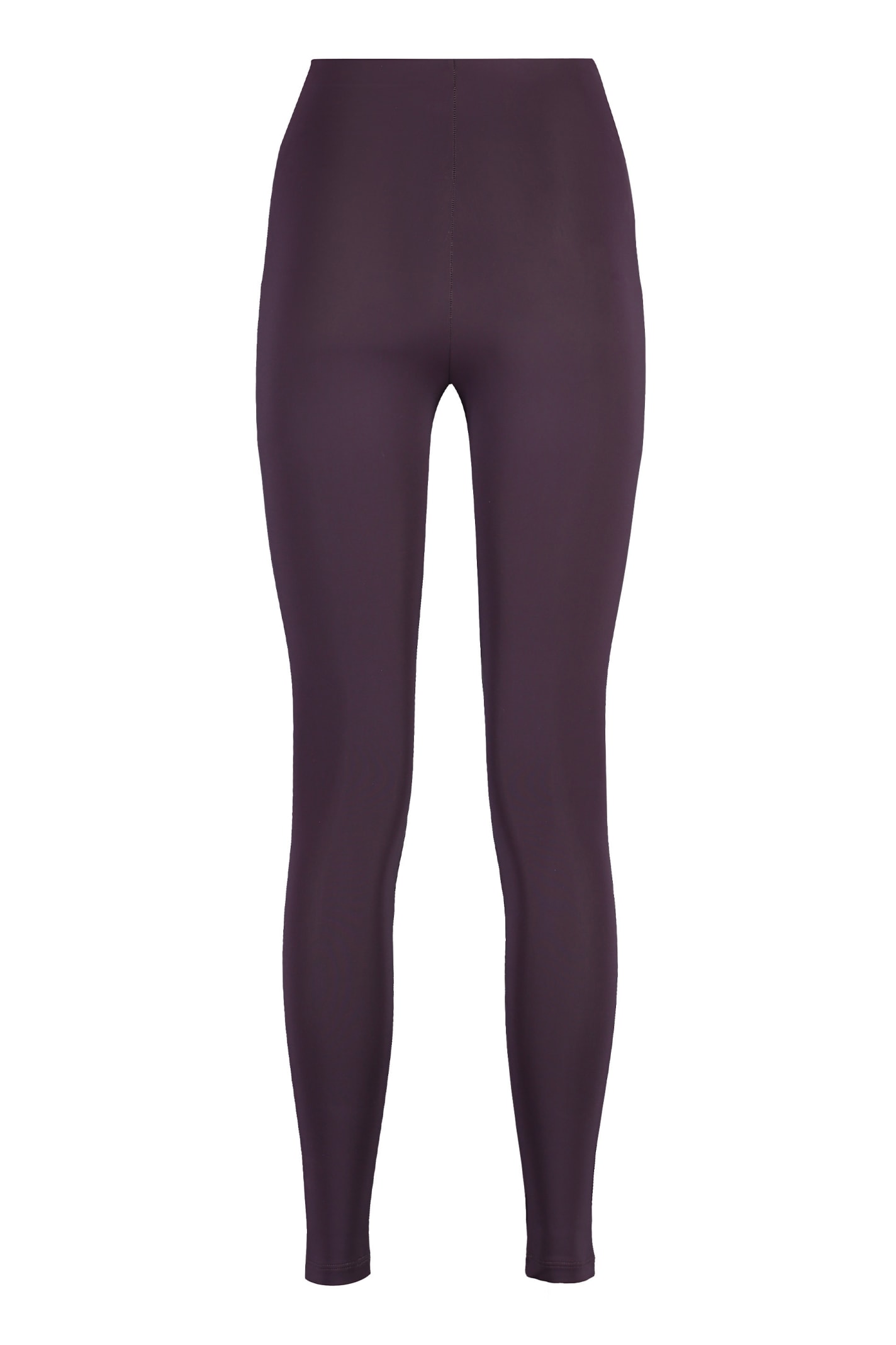 Shop The Andamane Technical Fabric Leggings In Red-purple Or Grape