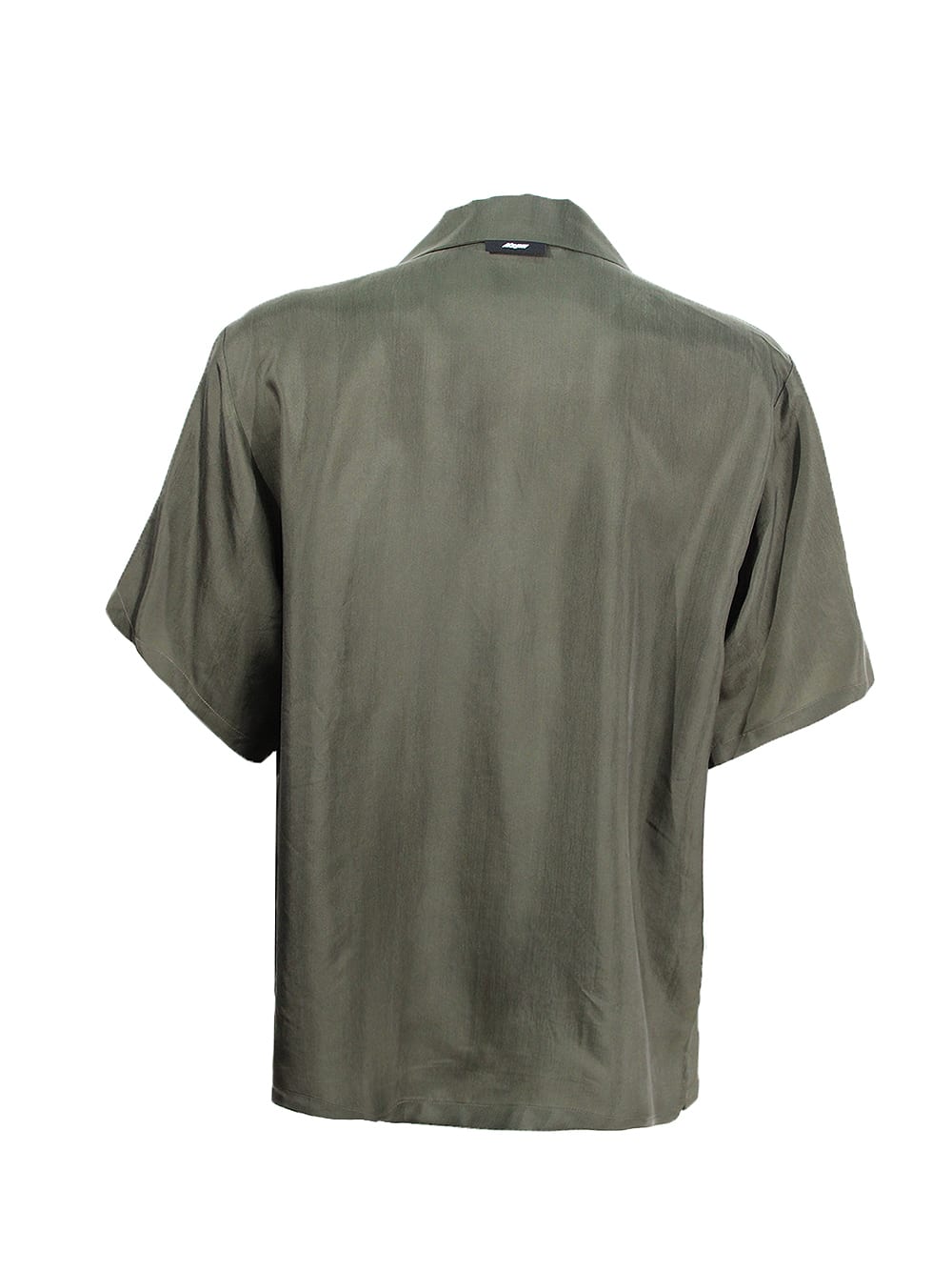 Msgm Shirt With Logo In Green