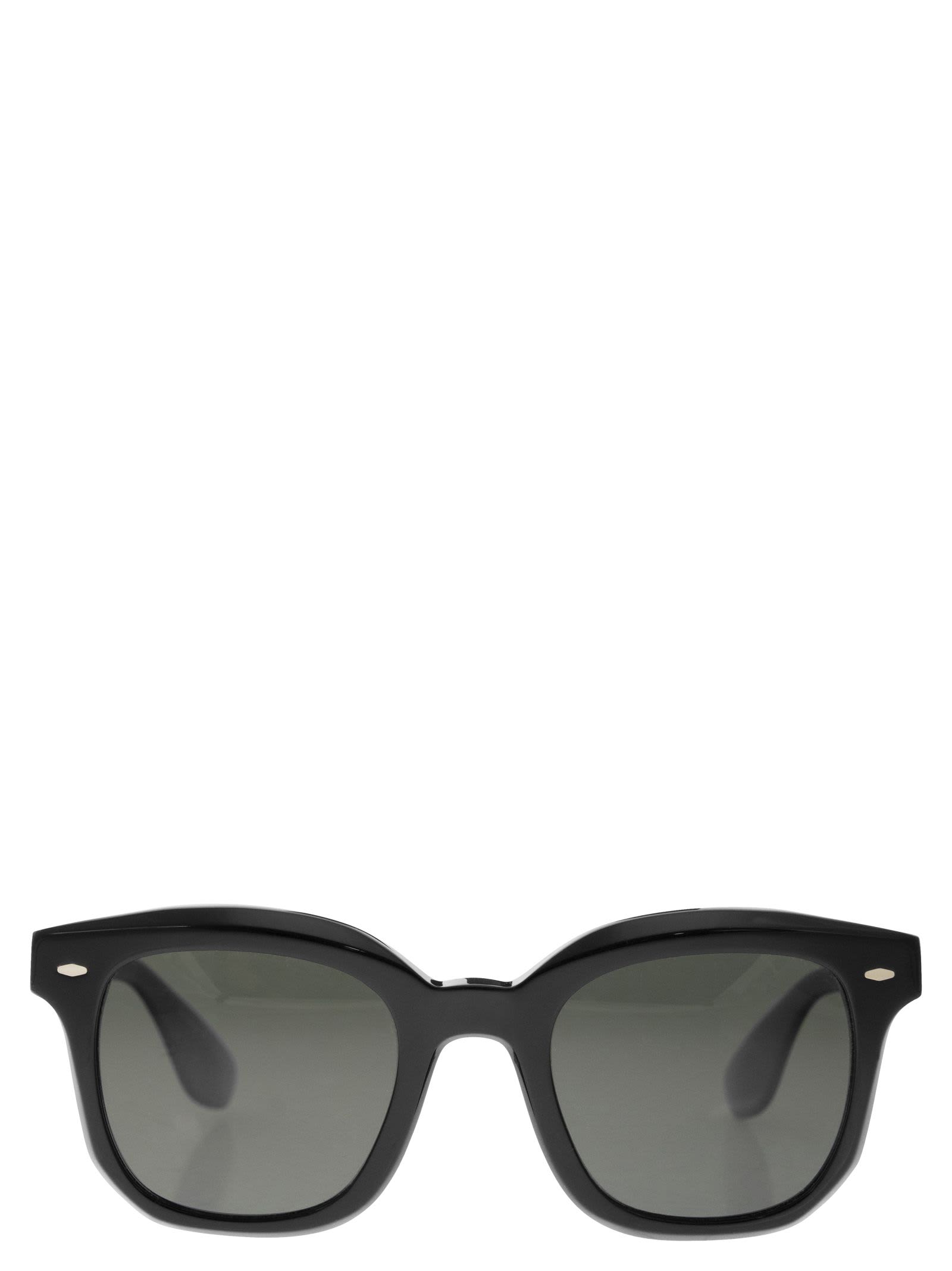 Shop Brunello Cucinelli Nino Acetate Sunglasses With Polarised Lenses In Black