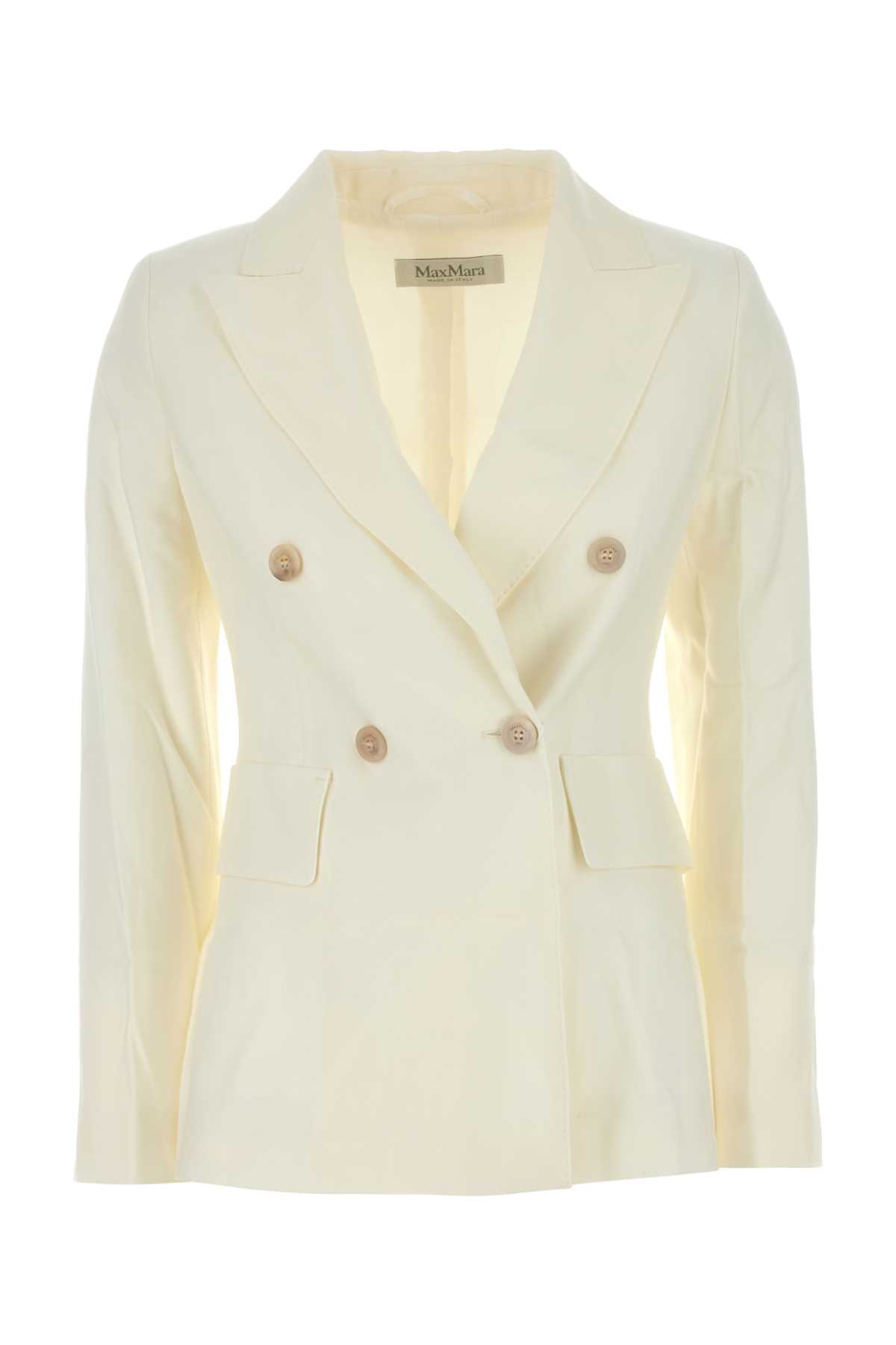 ジャケット MAX MARA Ivory Wool Osanna Blazer Max Mara Women Ivory Wool Osanna Blazer In Neutral | ModeSens