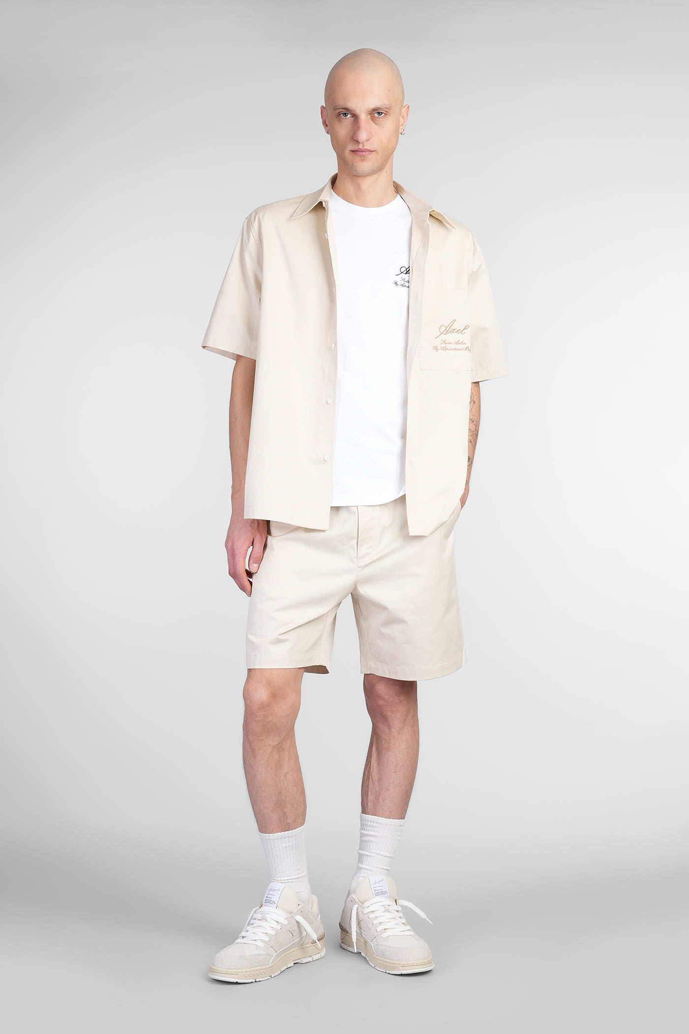 Axel Arigato Atelier T-shirt T-shirt In White Cotton
