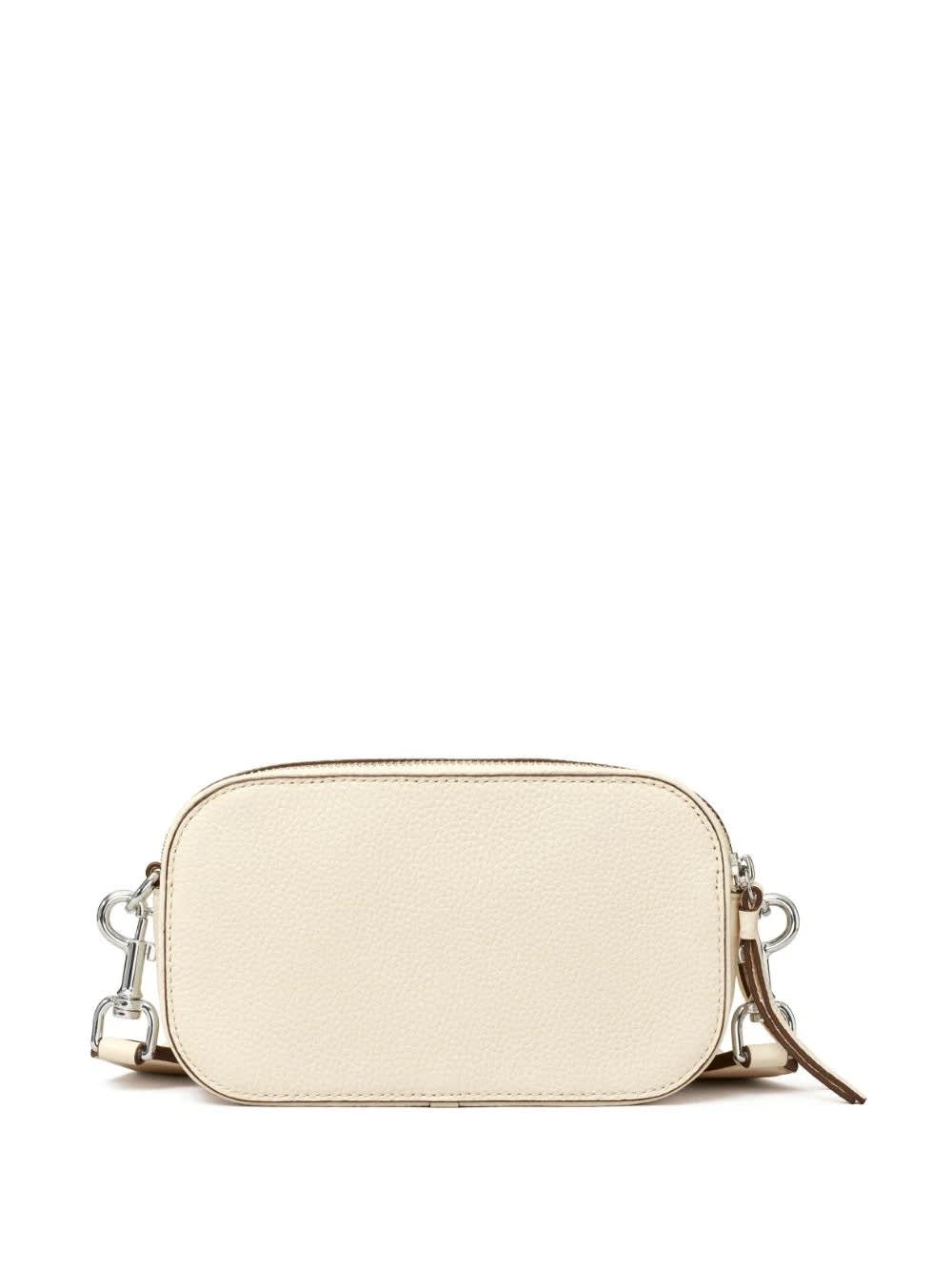 Shop Tory Burch New Ivory Miller Mini Shoulder Bag In White