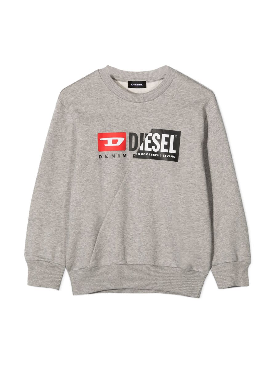 Diesel Cuty Over Felpa In Grey