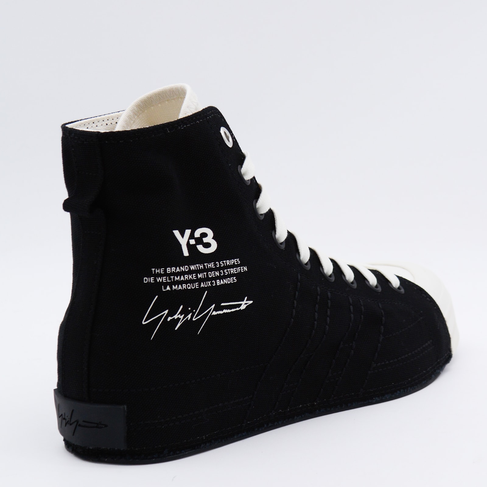 Y-3 Nizza Hi Sneakers In Black