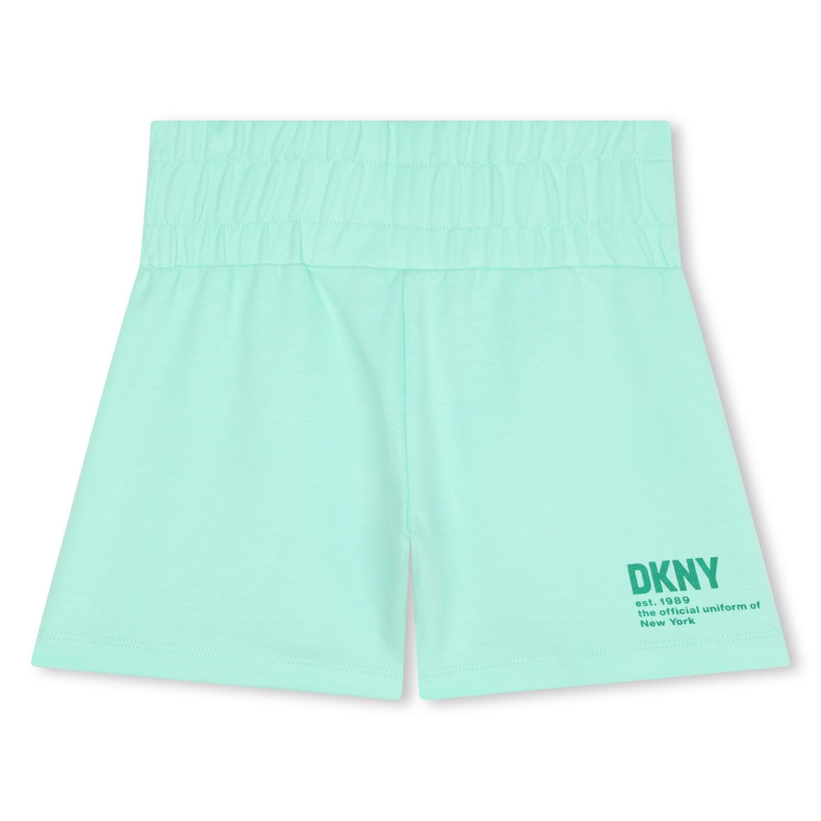 Shop Dkny Shorts With Logo In Green