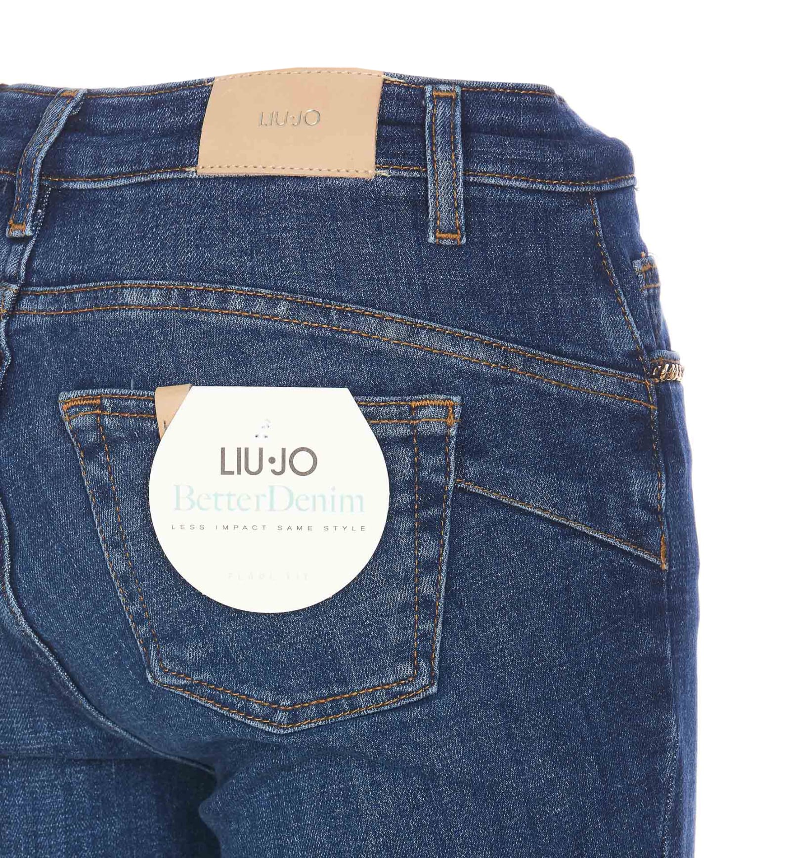 Shop Liu •jo Repot Jeans In Blue
