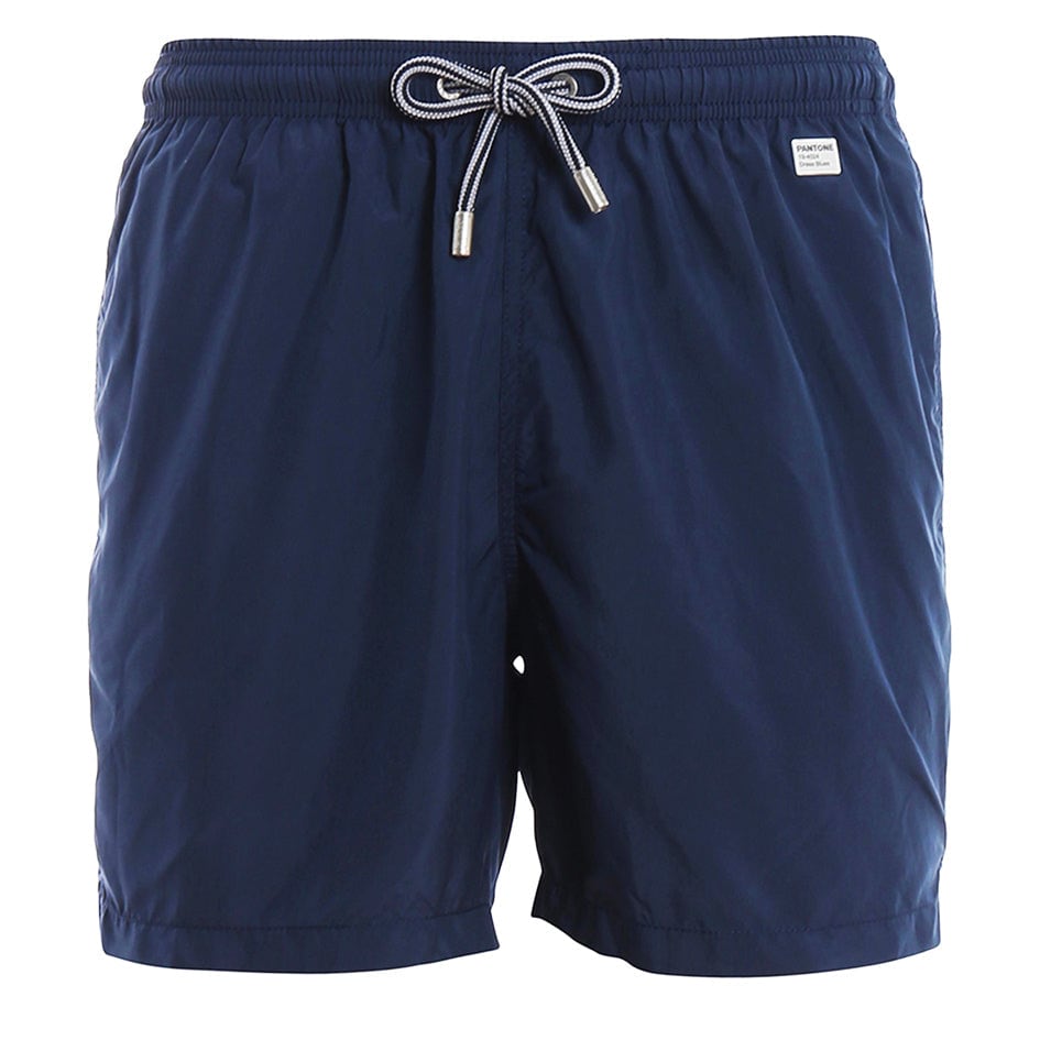 MC2 Saint Barth Man Navy Blue Swim Shorts Pantone Special Edition