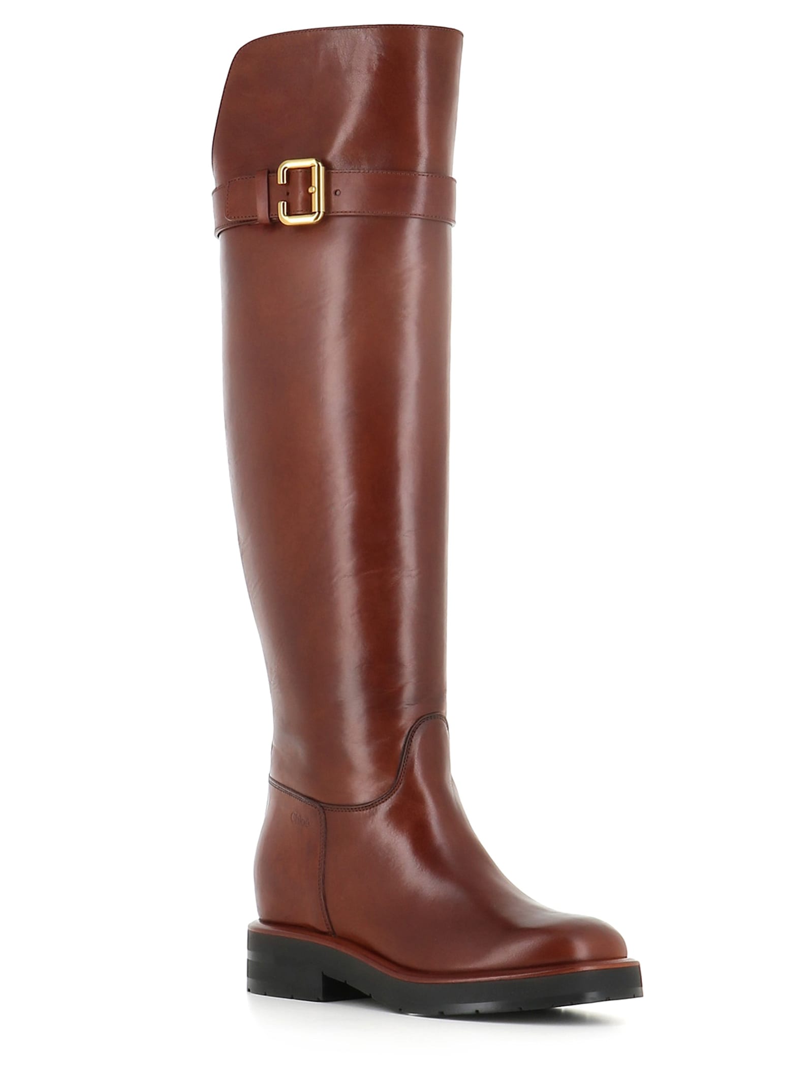 Shop Chloé Boot Coddington In Cognac