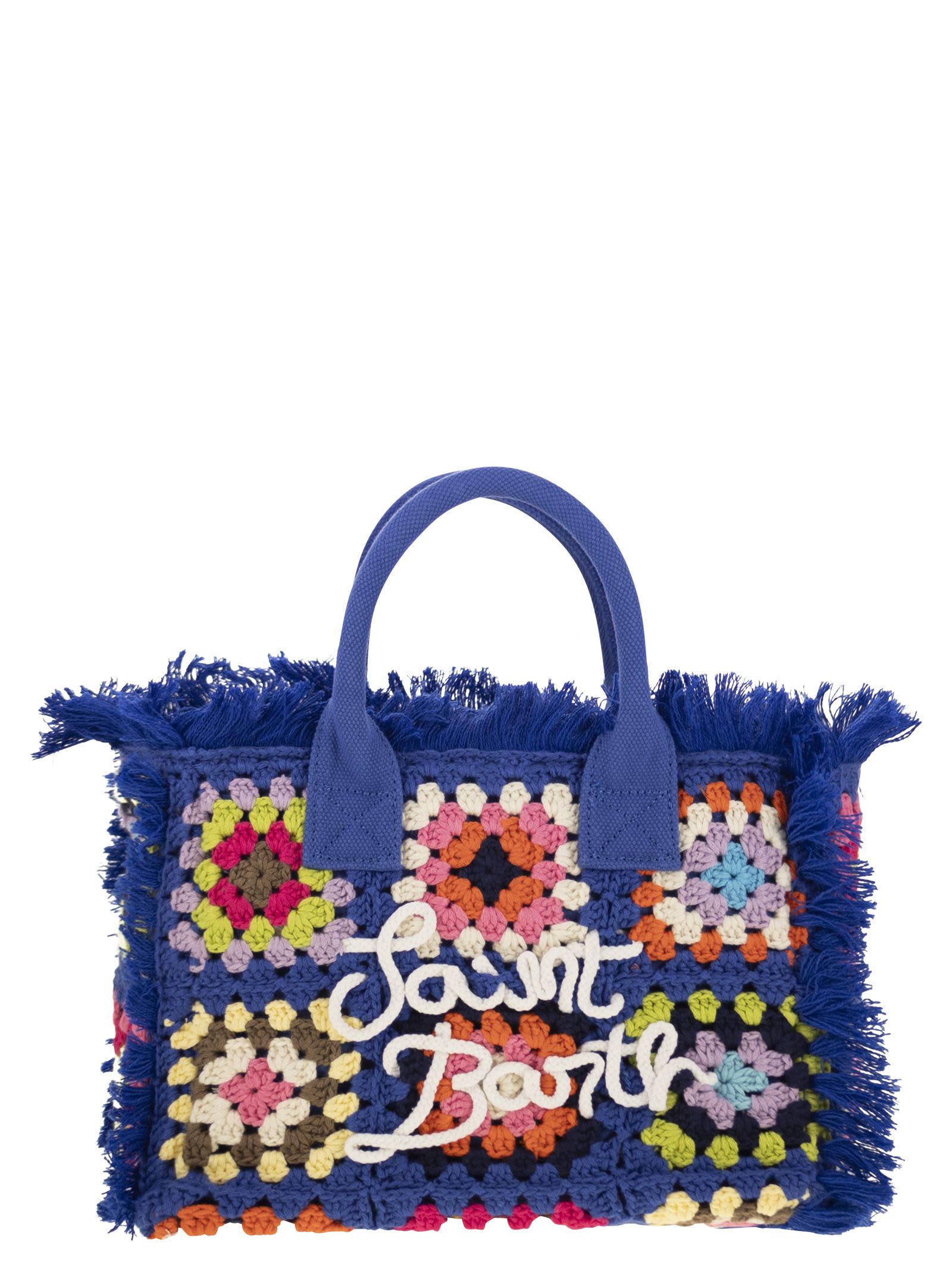 Colette Crochet - Handbag With Crochet Flower Patch