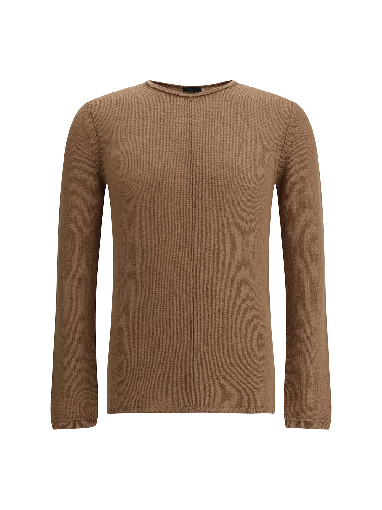 Prada Cashmere Sweater In Brown