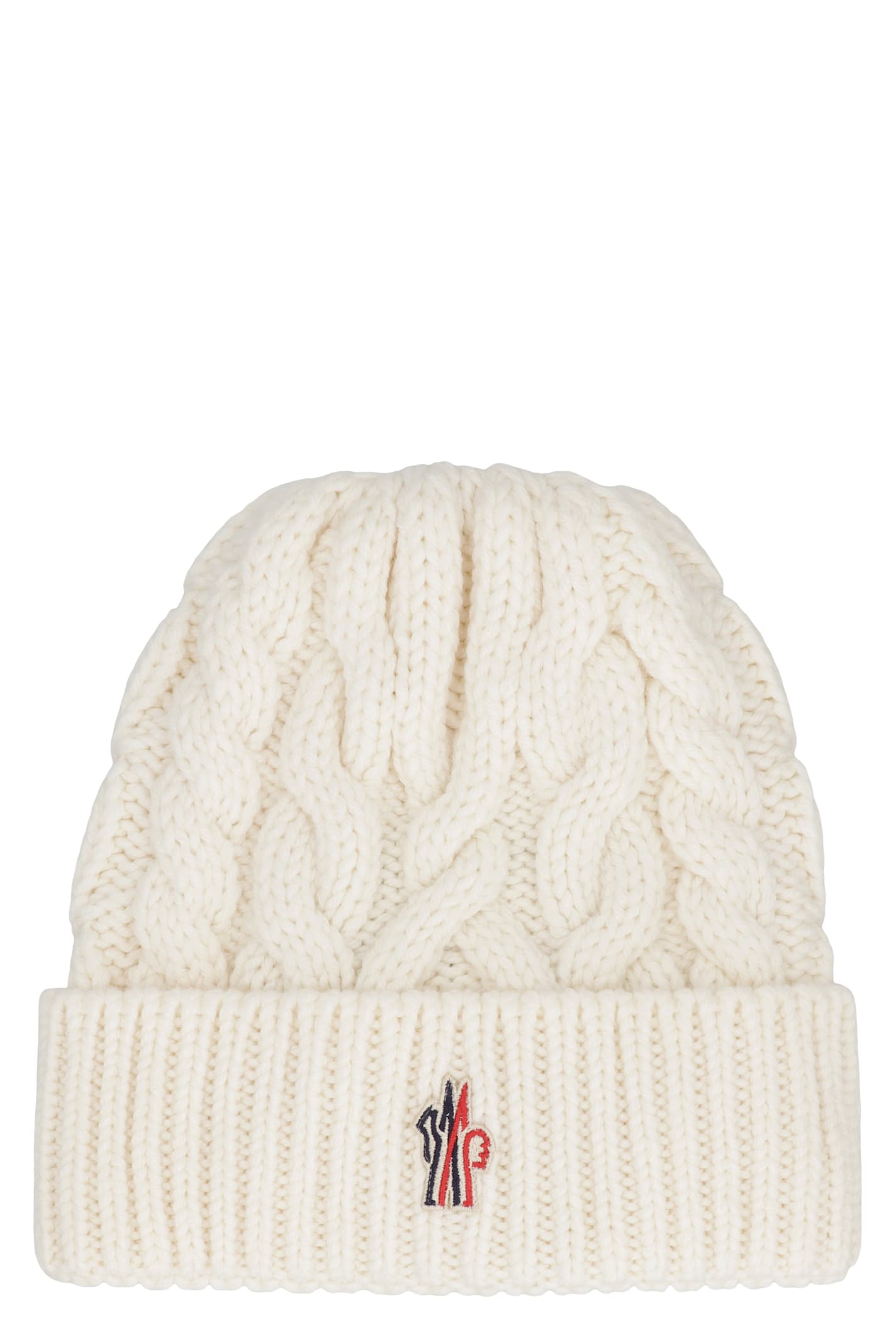 Moncler Wool Hat In White