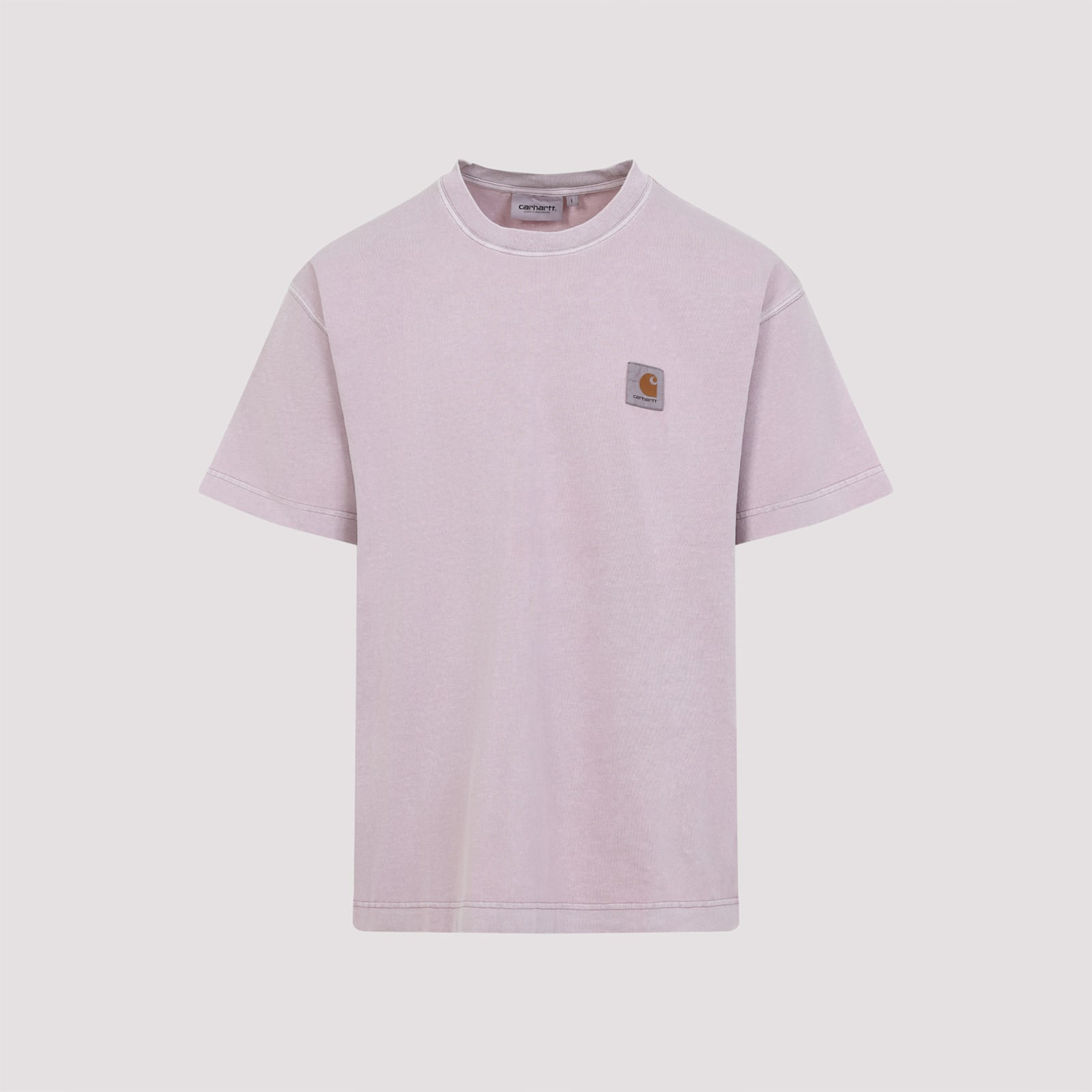 Carhartt Cotton Loose Fit T-shirt With Dropped Shoulders In Hortensia