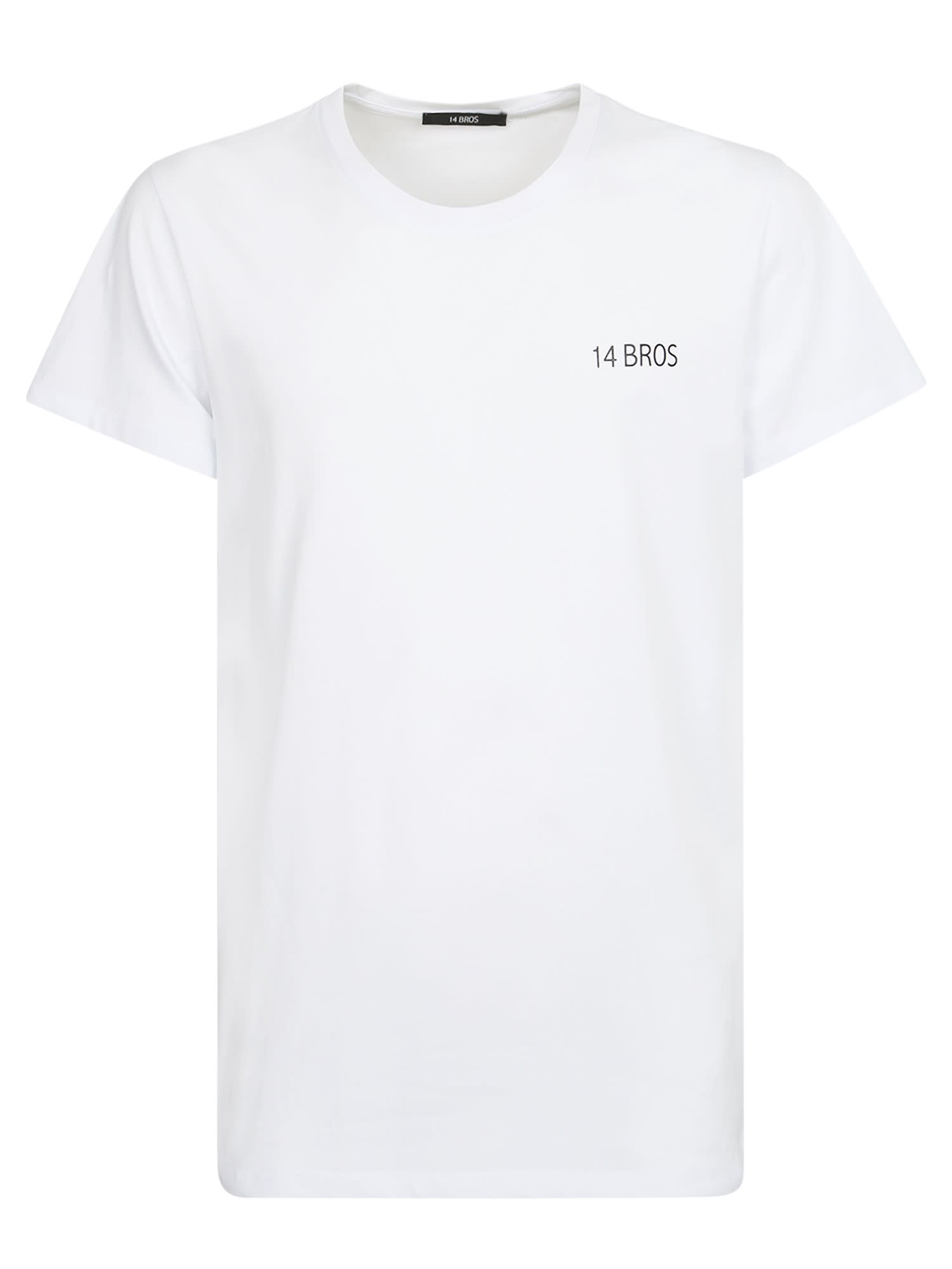 14 Bros Logo-print T-shirt