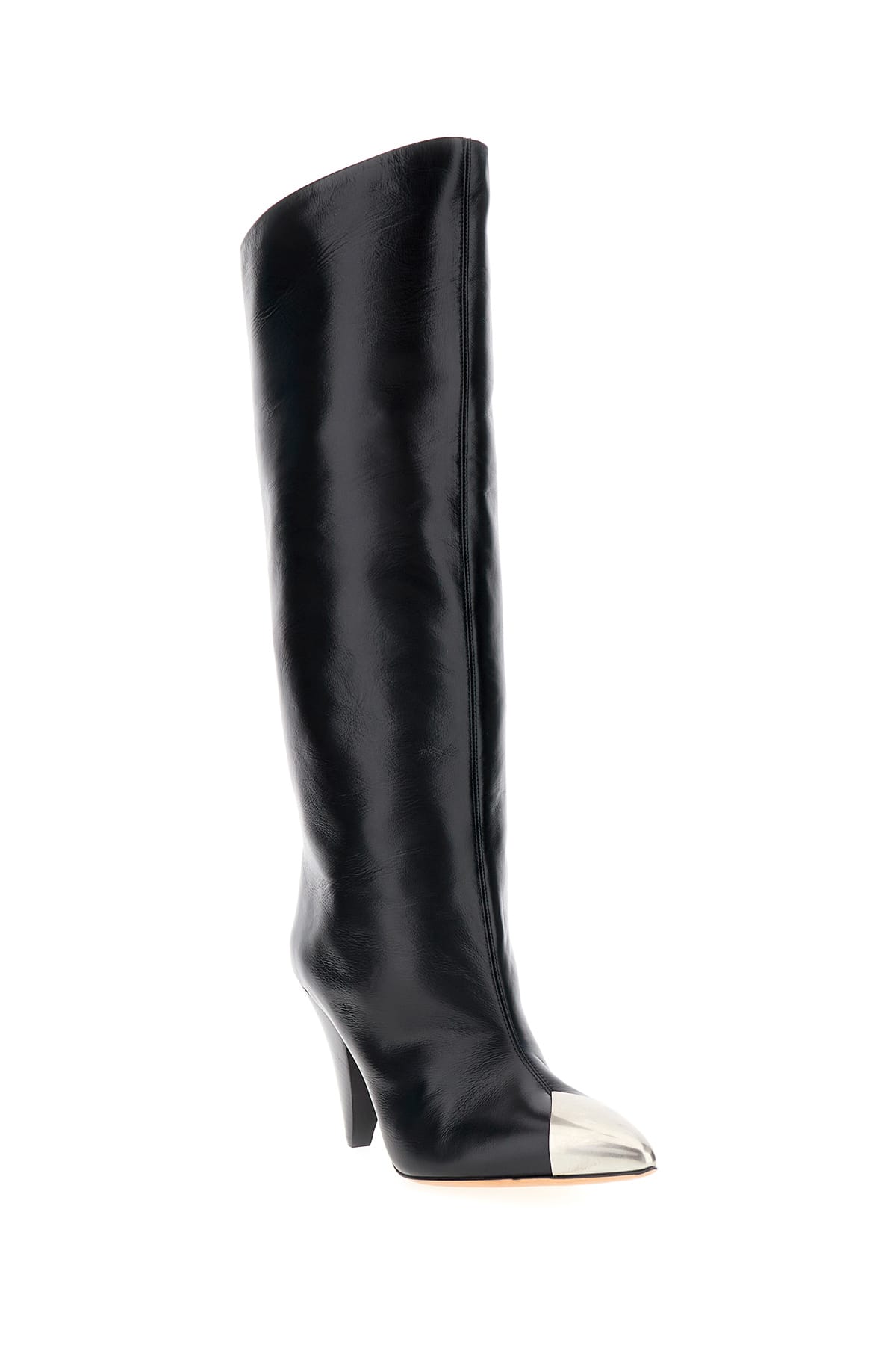 Shop Isabel Marant Black Leather Lilezio Boots In 01bk