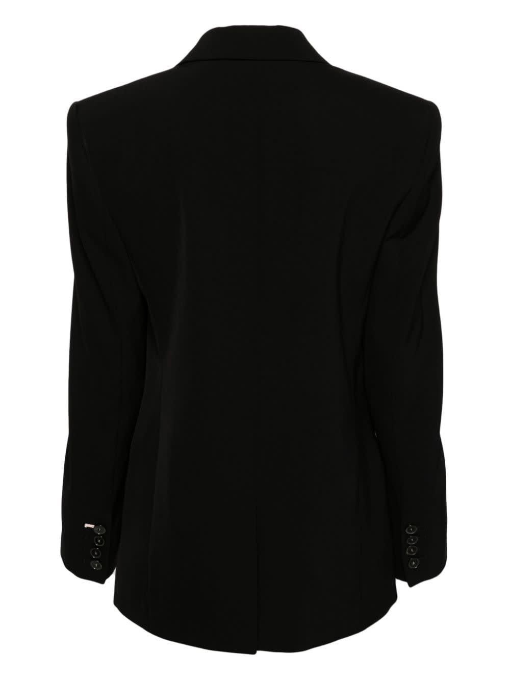 Shop Stella Mccartney Single-breasted Wool Blazer In Nero