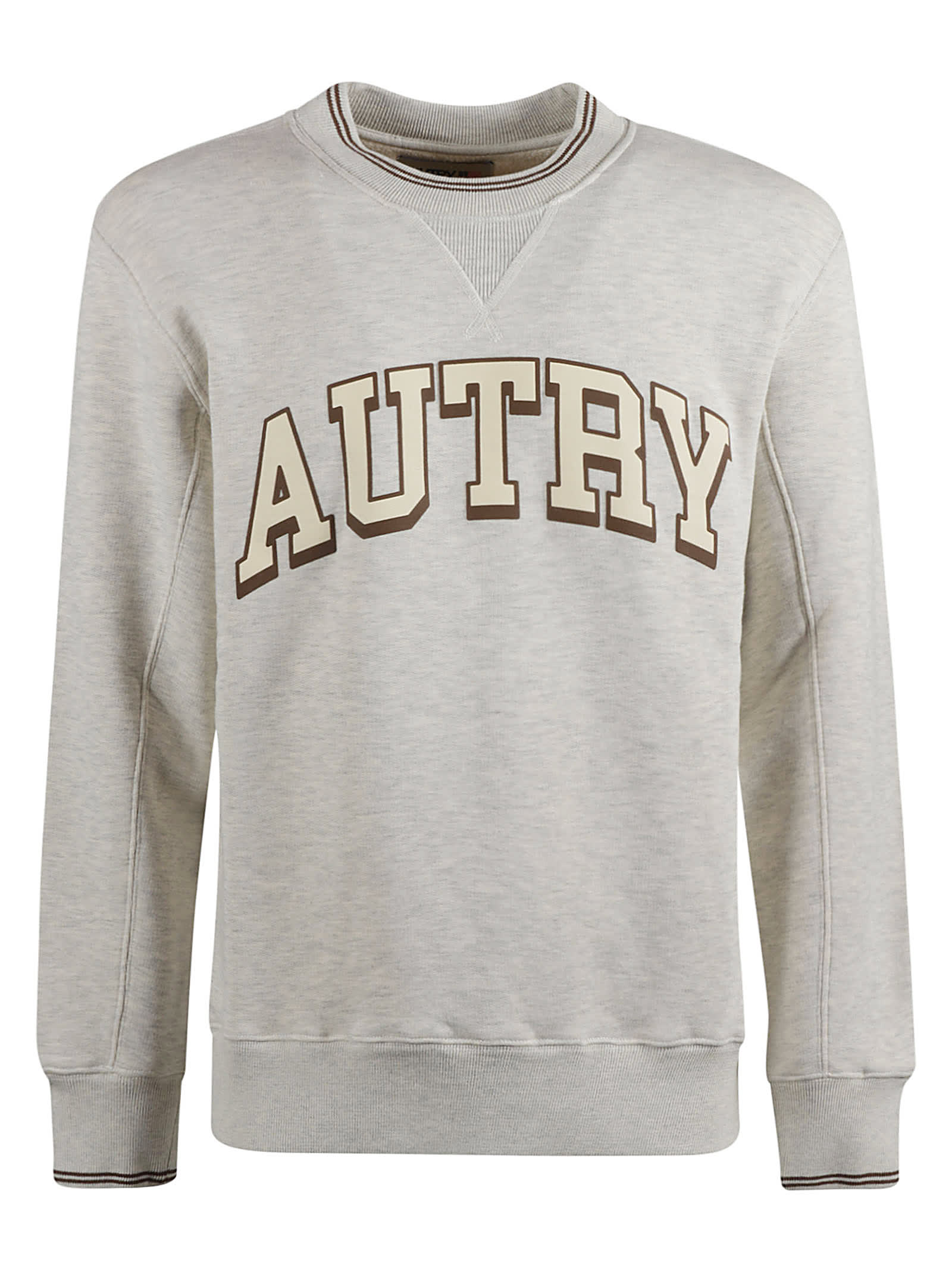 Shop Autry Heavy Jersey Sweatshirt In White