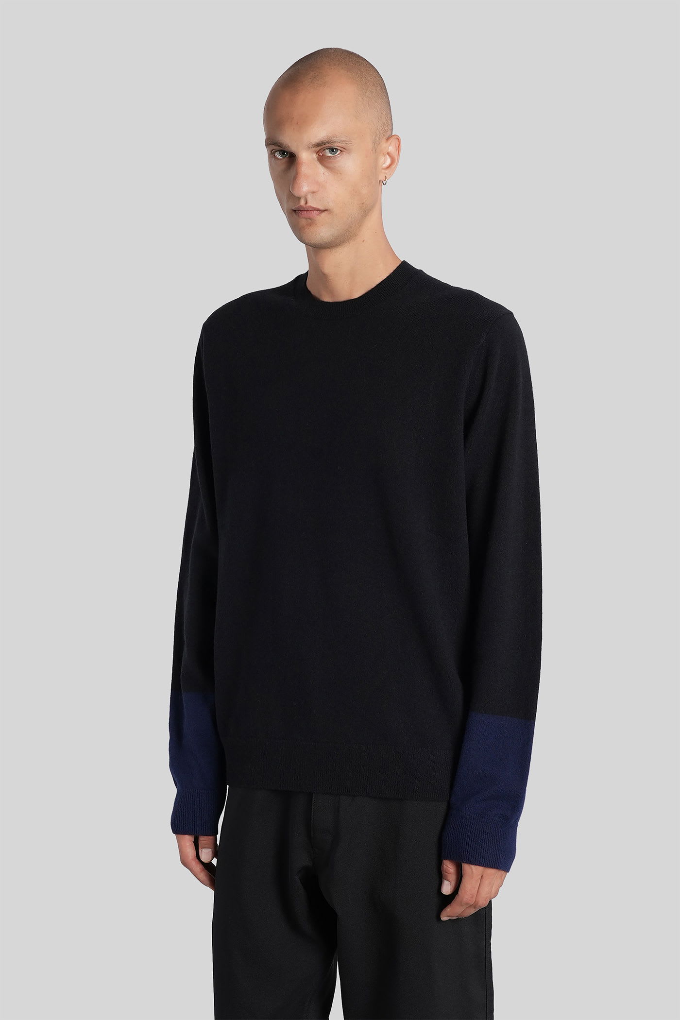 Comme Des Garçons Shirt Knitwear In Black Wool In Black