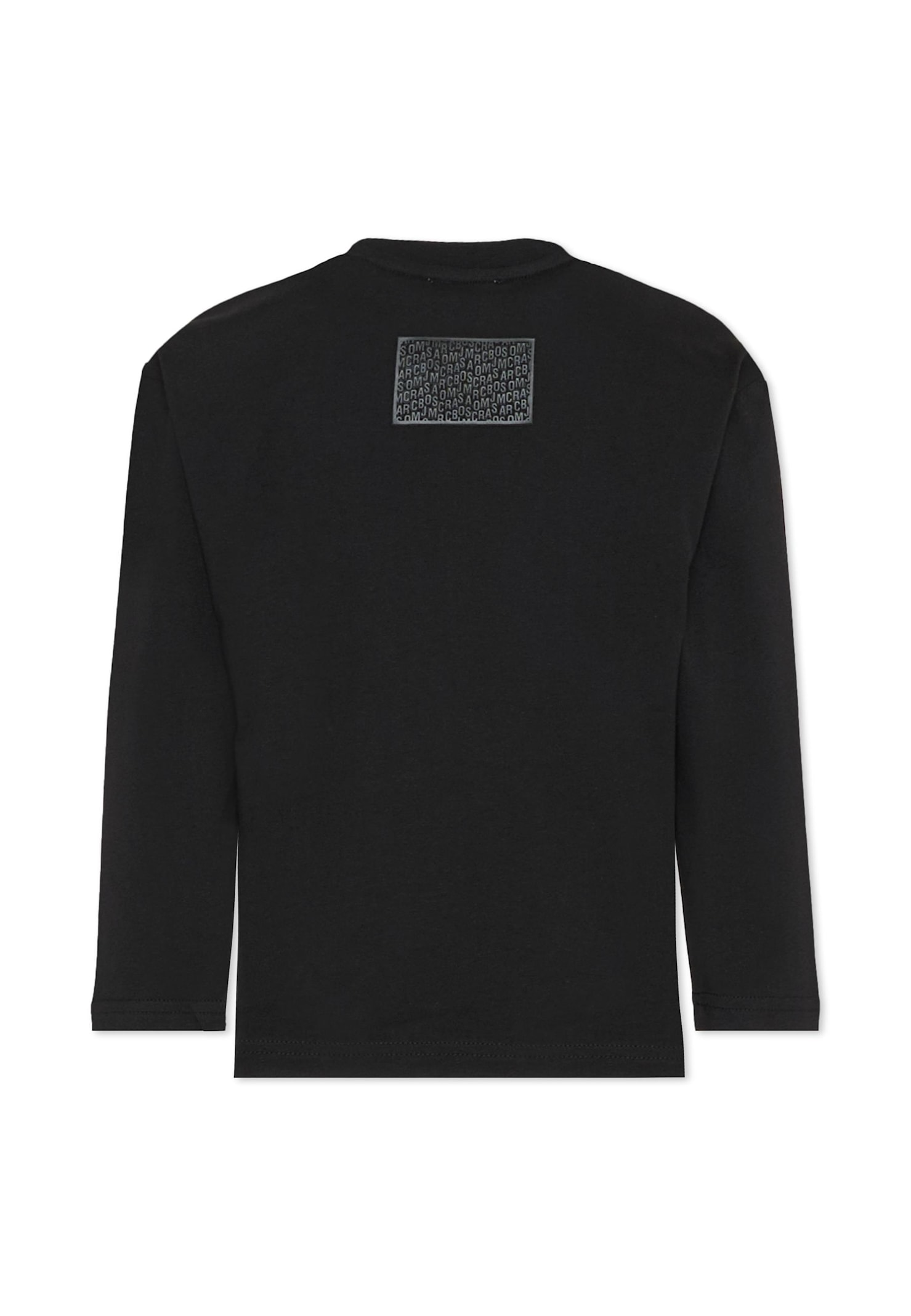 Marc Jacobs Black T-shirt For Kids With Logo In Blue