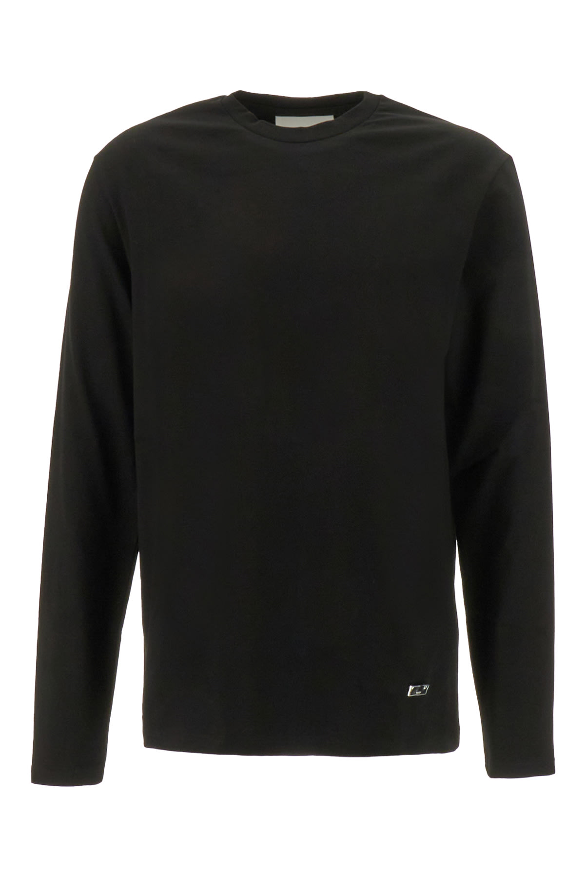 Jil Sander Black Cotton T-shirt In 001