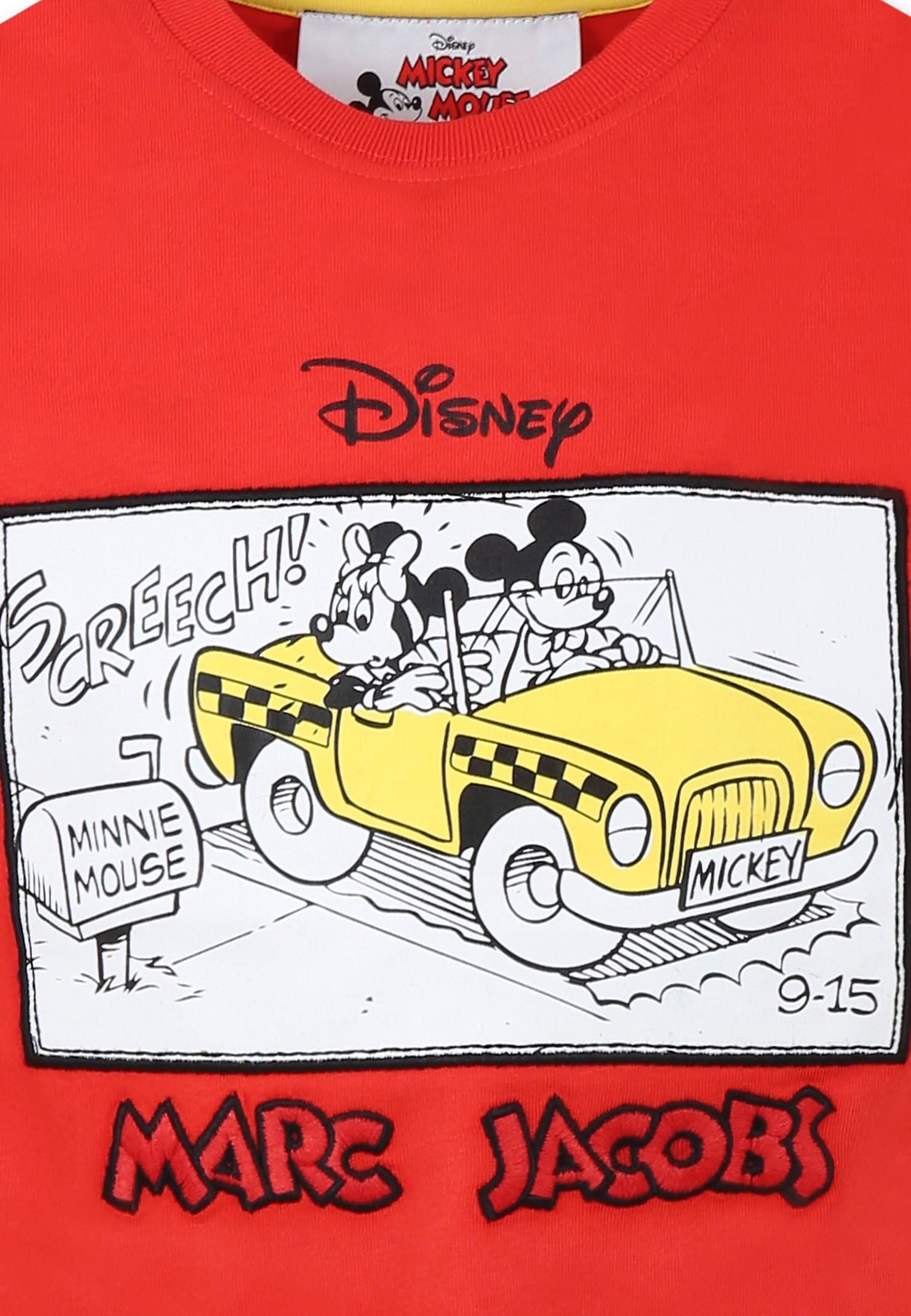 Marc Jacobs Red T-shirt For Boy With Mickey Mouse In Red