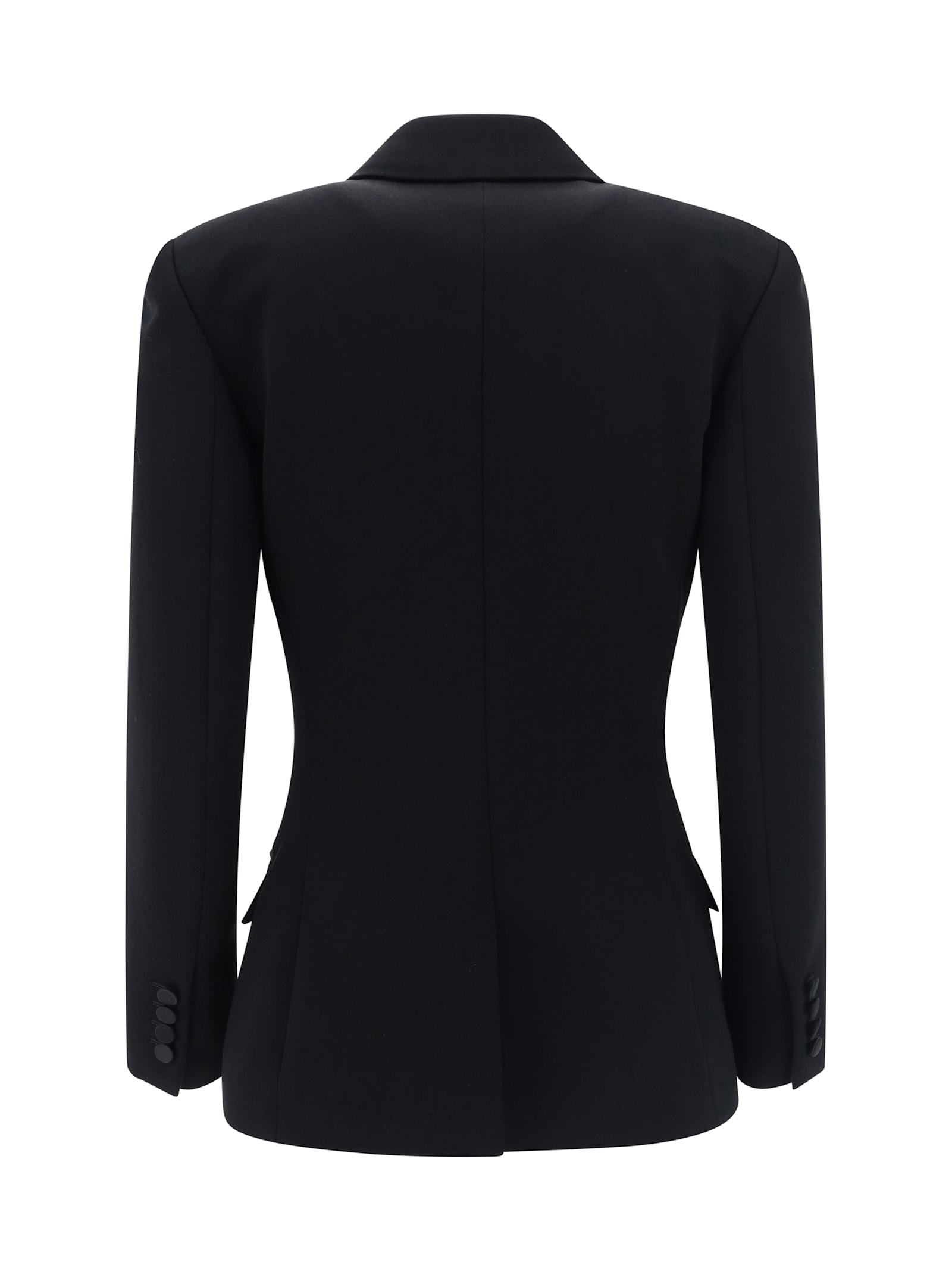 Shop Saint Laurent Blazer Jacket In Noir