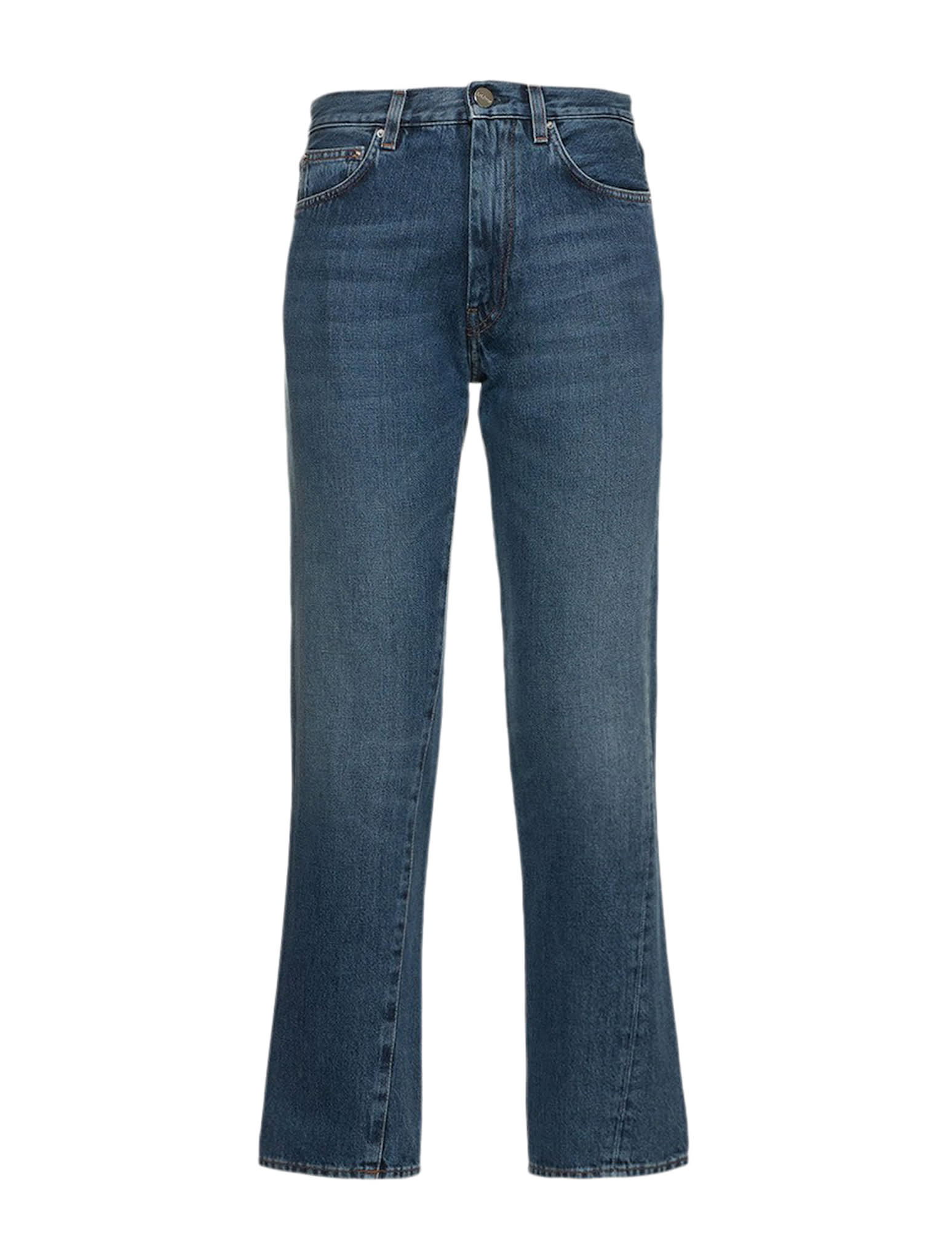 TOTÊME CROPPED STRAIGHT-LEG JEANS