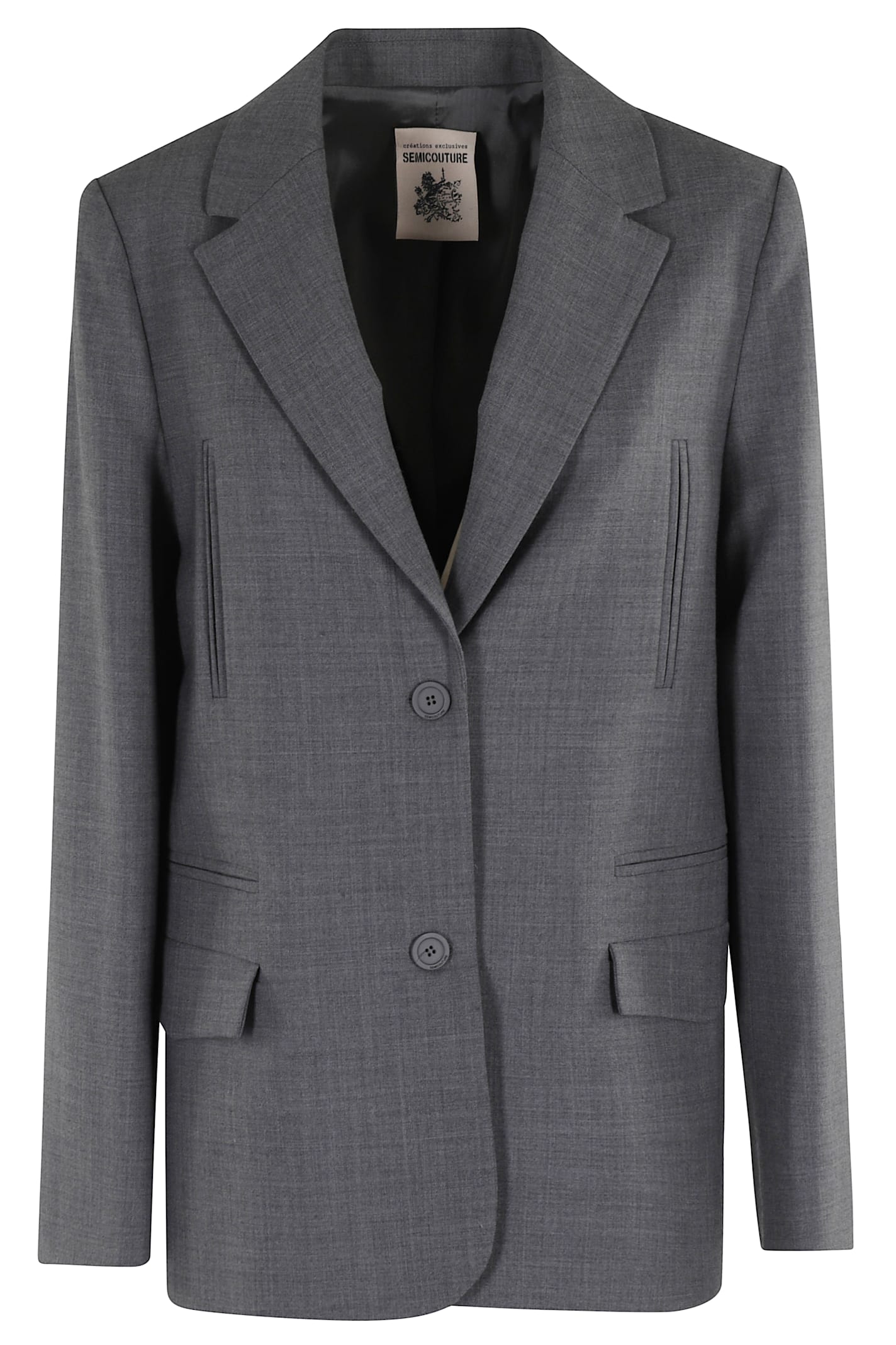 Semicouture Semi Couture Isabella Jacket In Gray