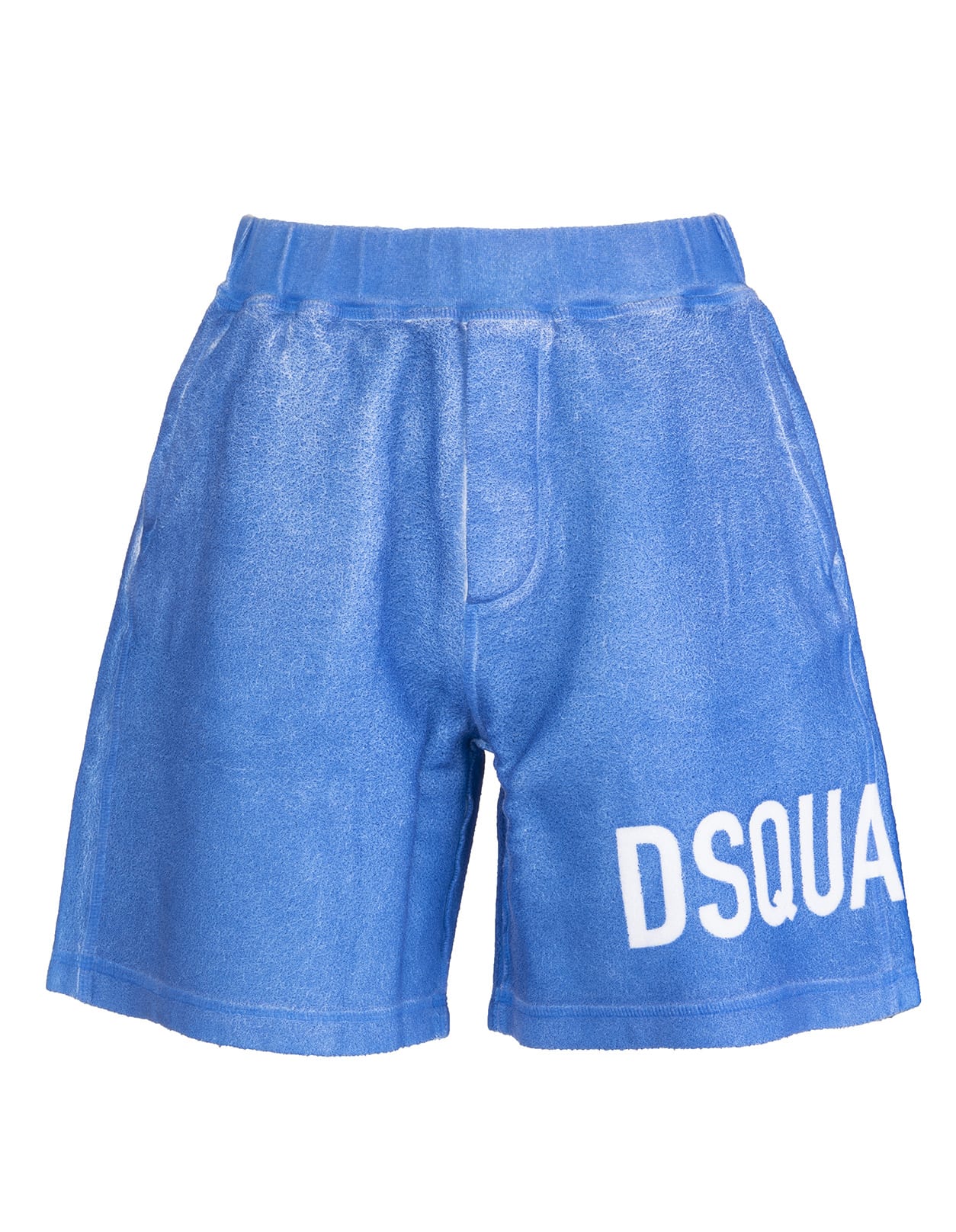 Dsquared2 Man Blue Airbrush Shorts