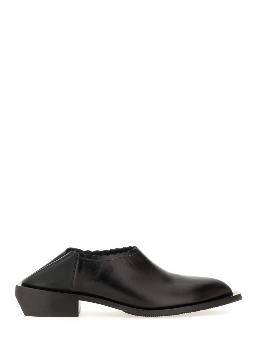 Moschino Couture Shootie Cuban Heel In Black