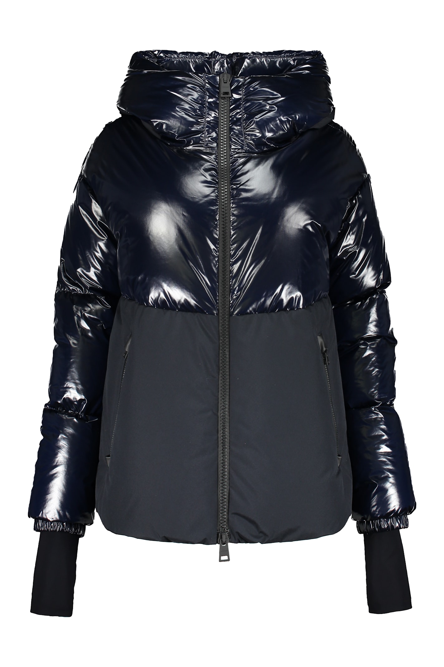 Herno Down Jacket With Hood In Black