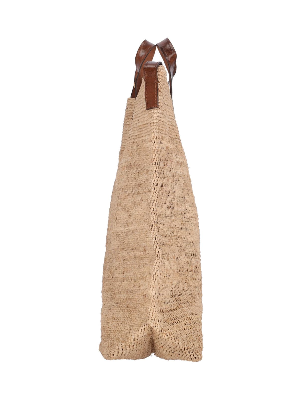Shop Ibeliv Flamingo Tote Bag In Beige